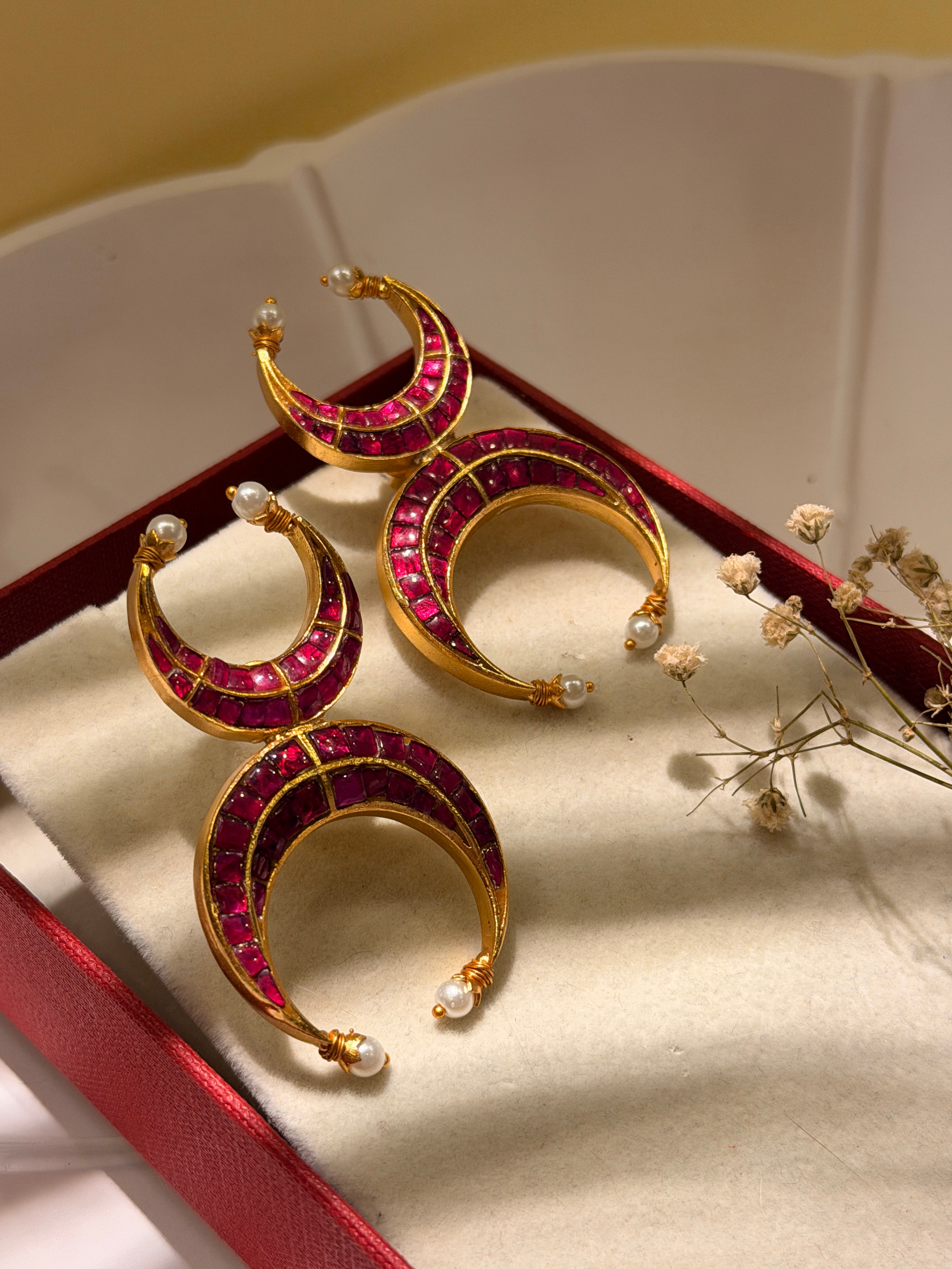 Double crescent Earrings