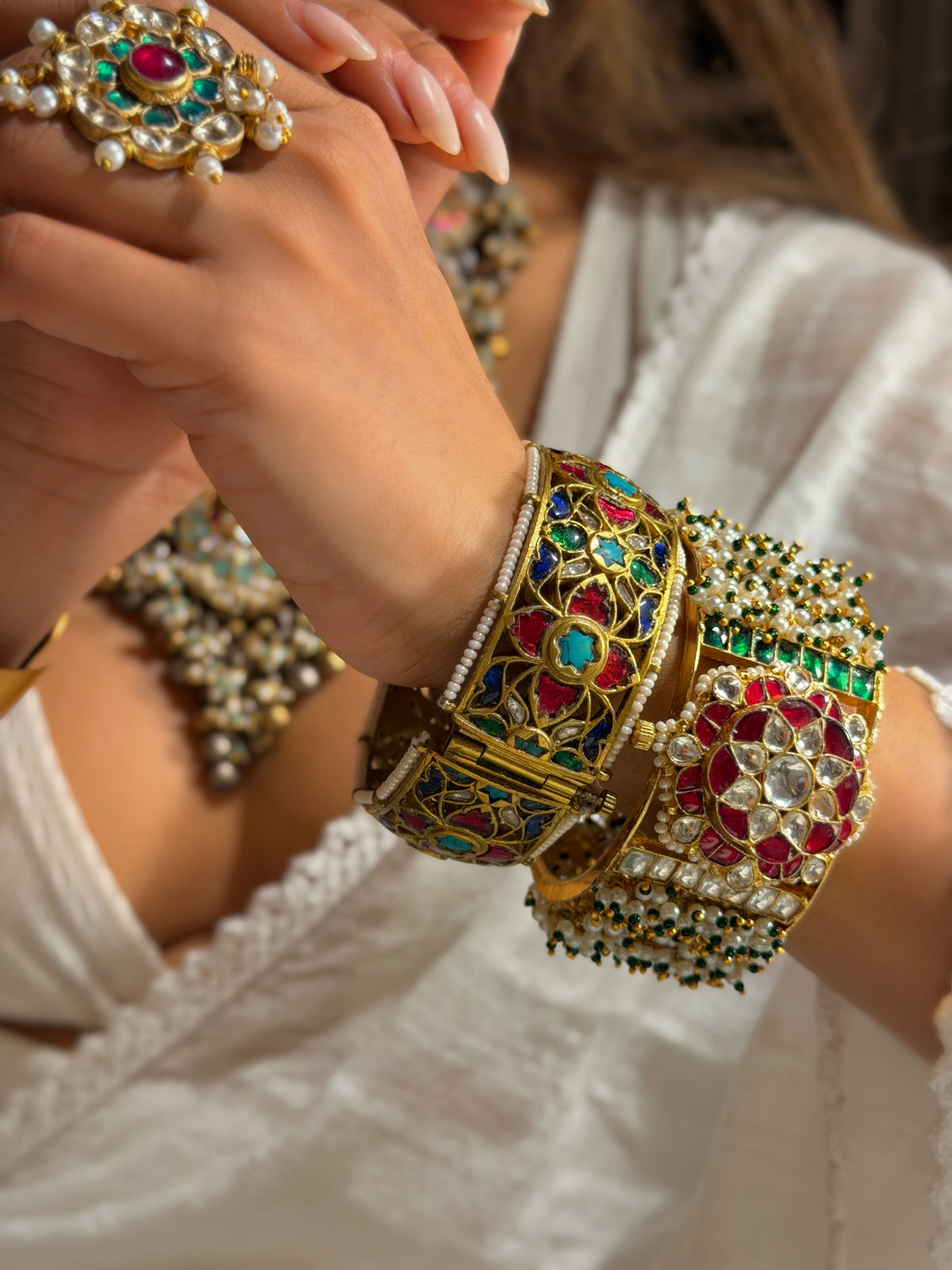 Gulmohar Phool Bangle