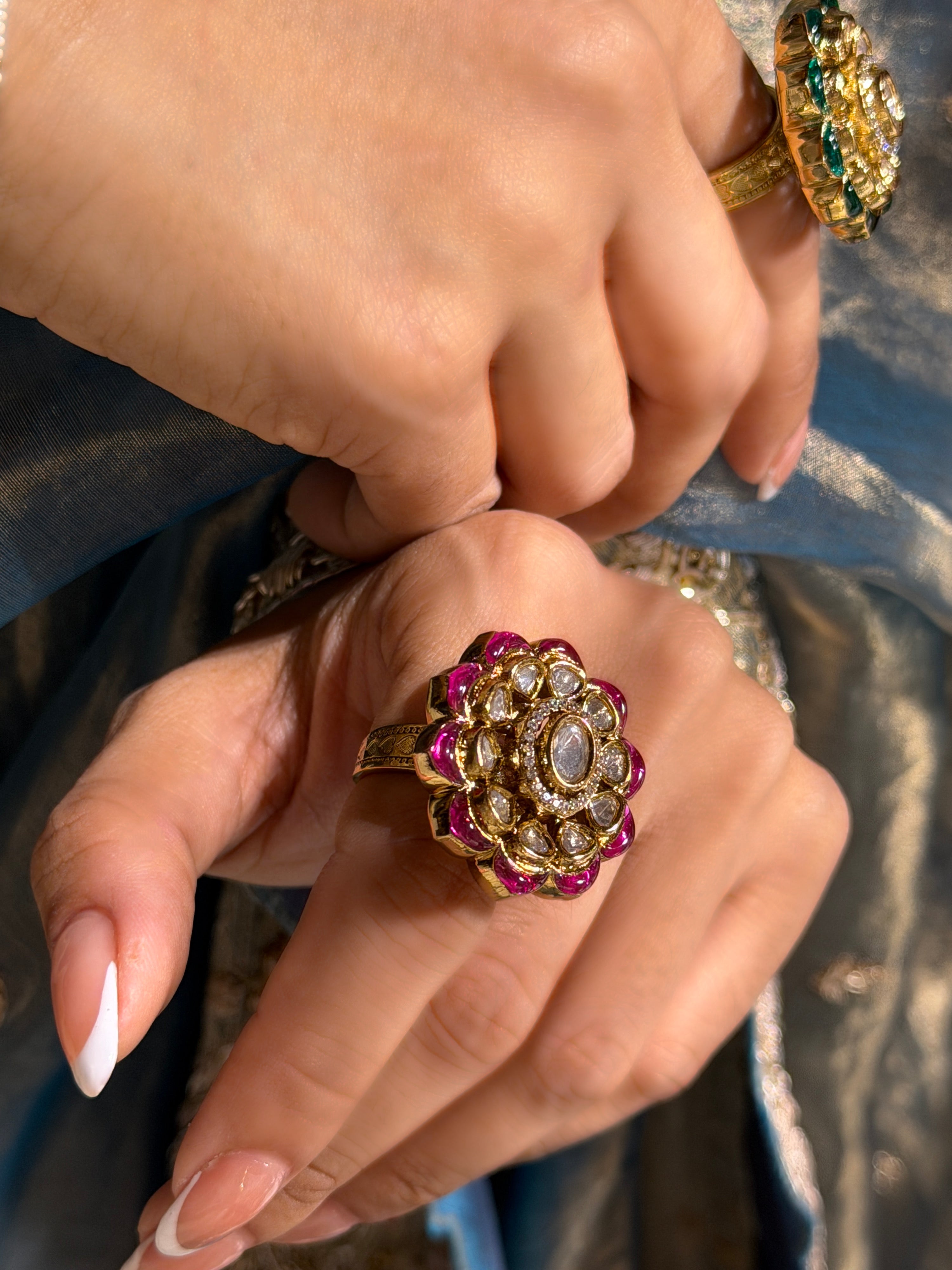 Farhana Ring - Ruby