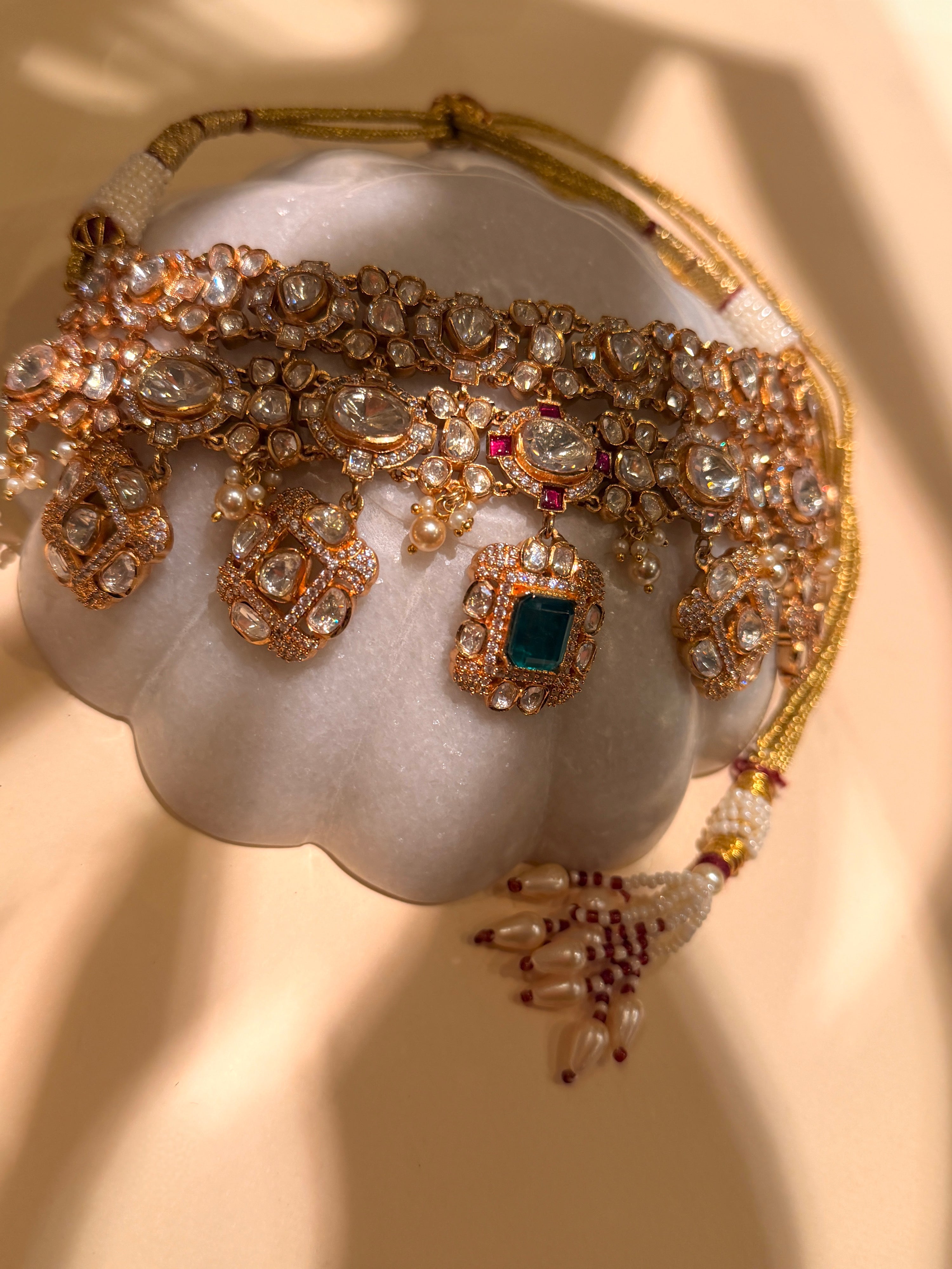 Afsana Polki choker