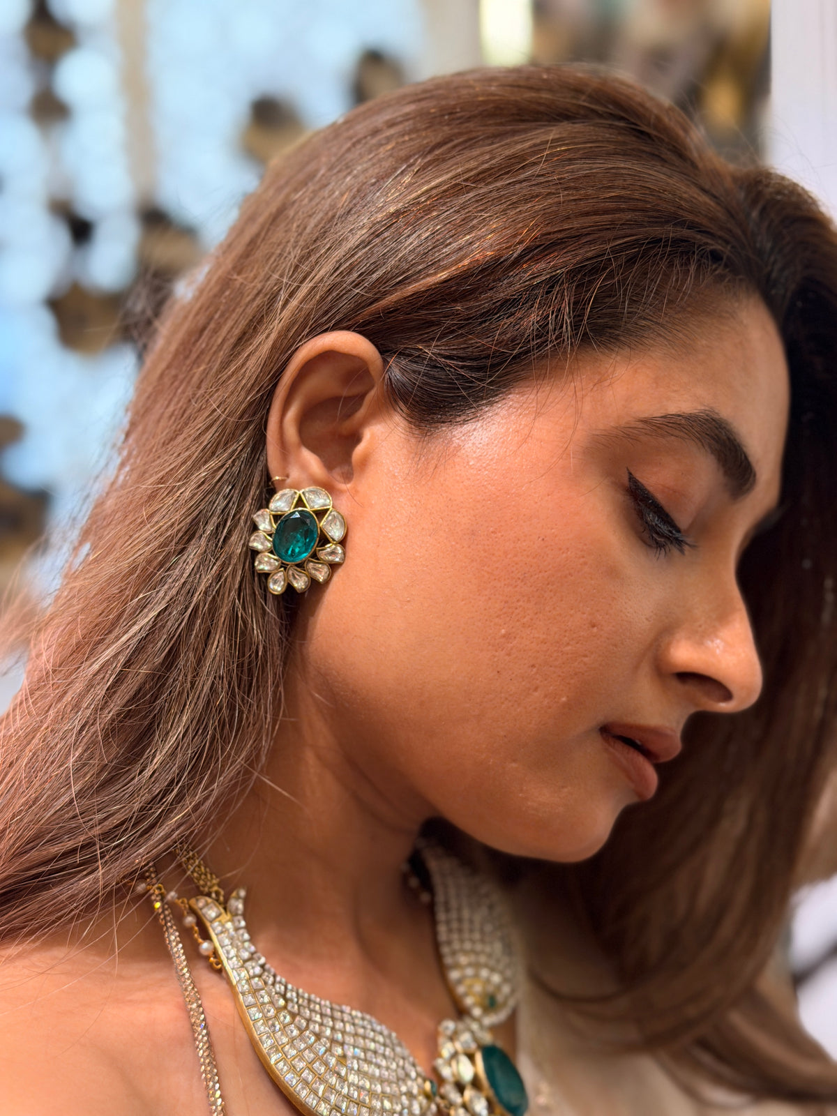 Marjan panna Necklace