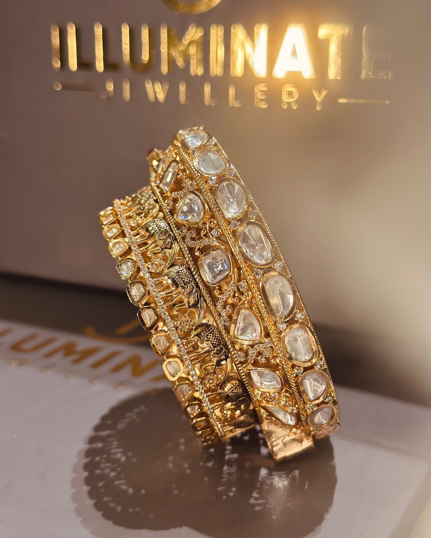 Kamiya Polki Bangle