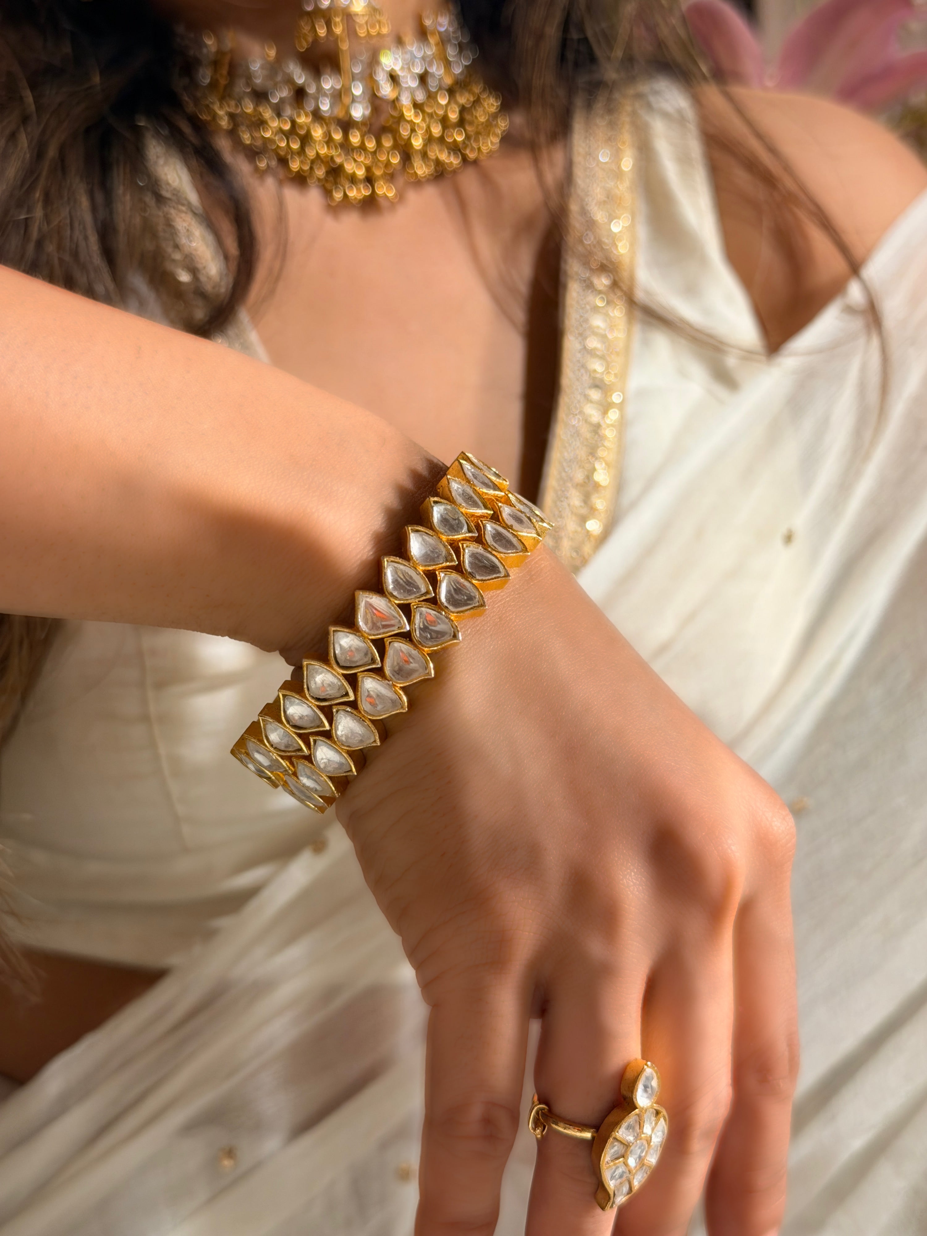 Raavi Polki Bangle