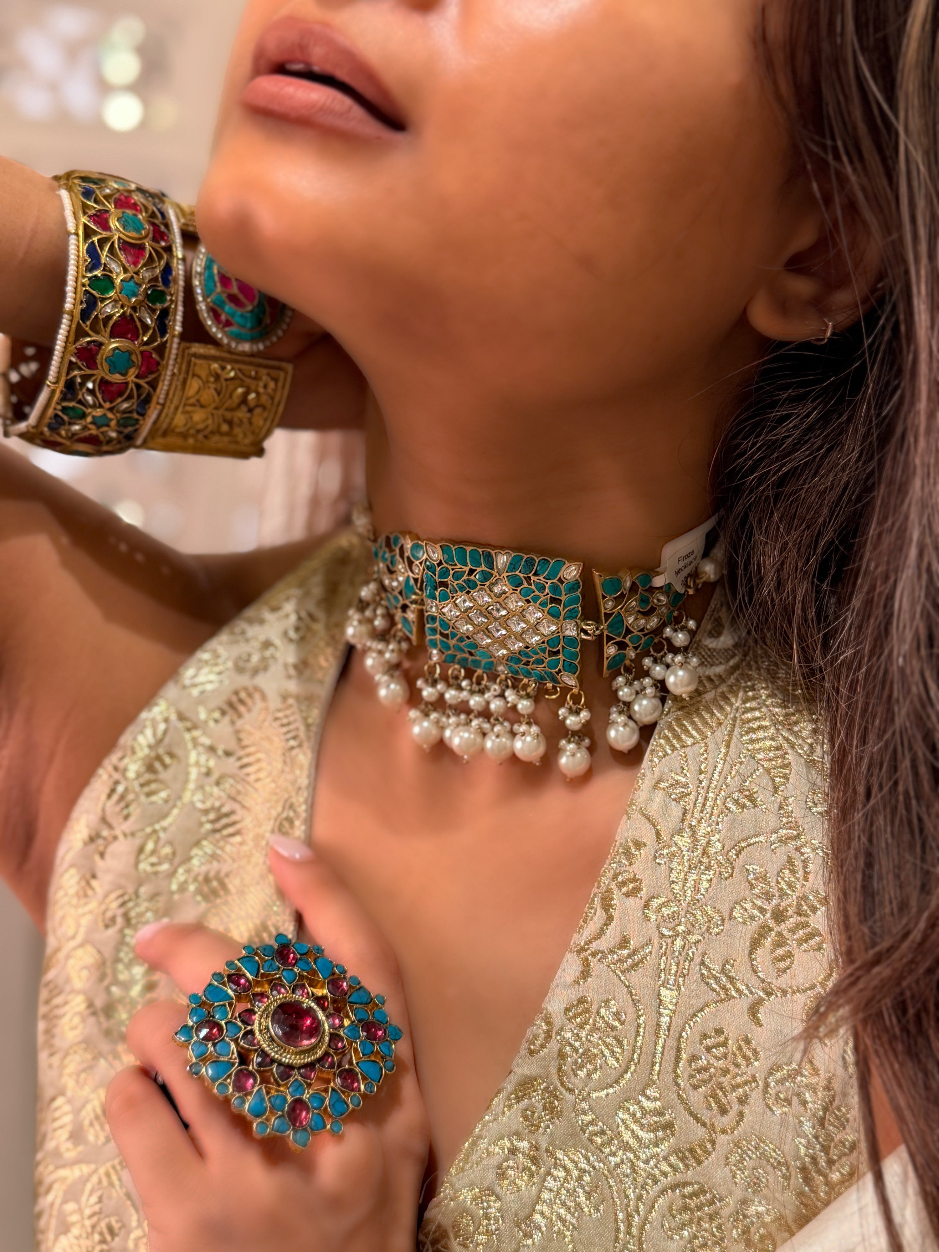 Firozi Noorani Ring