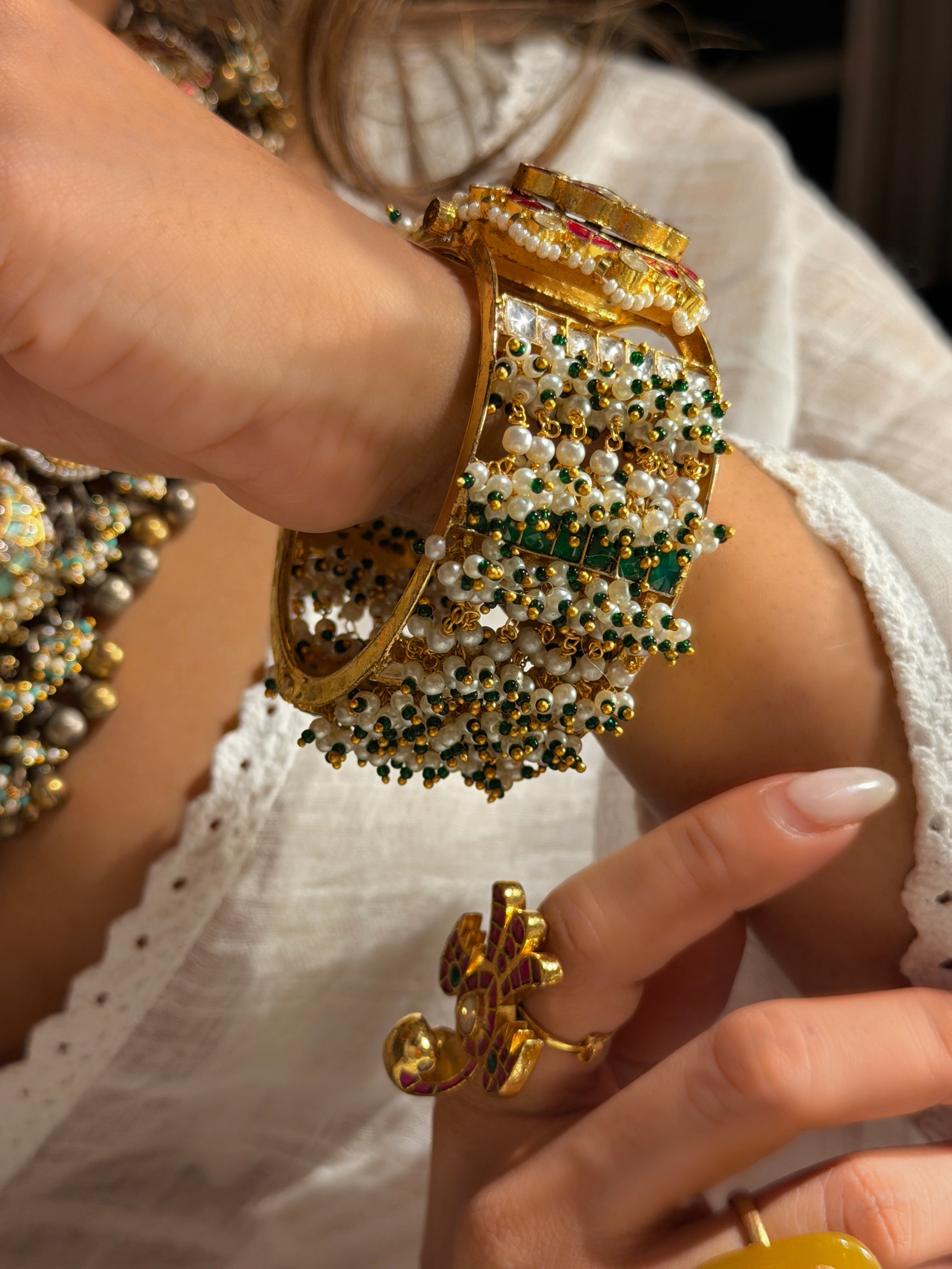 Gulmohar Phool Bangle