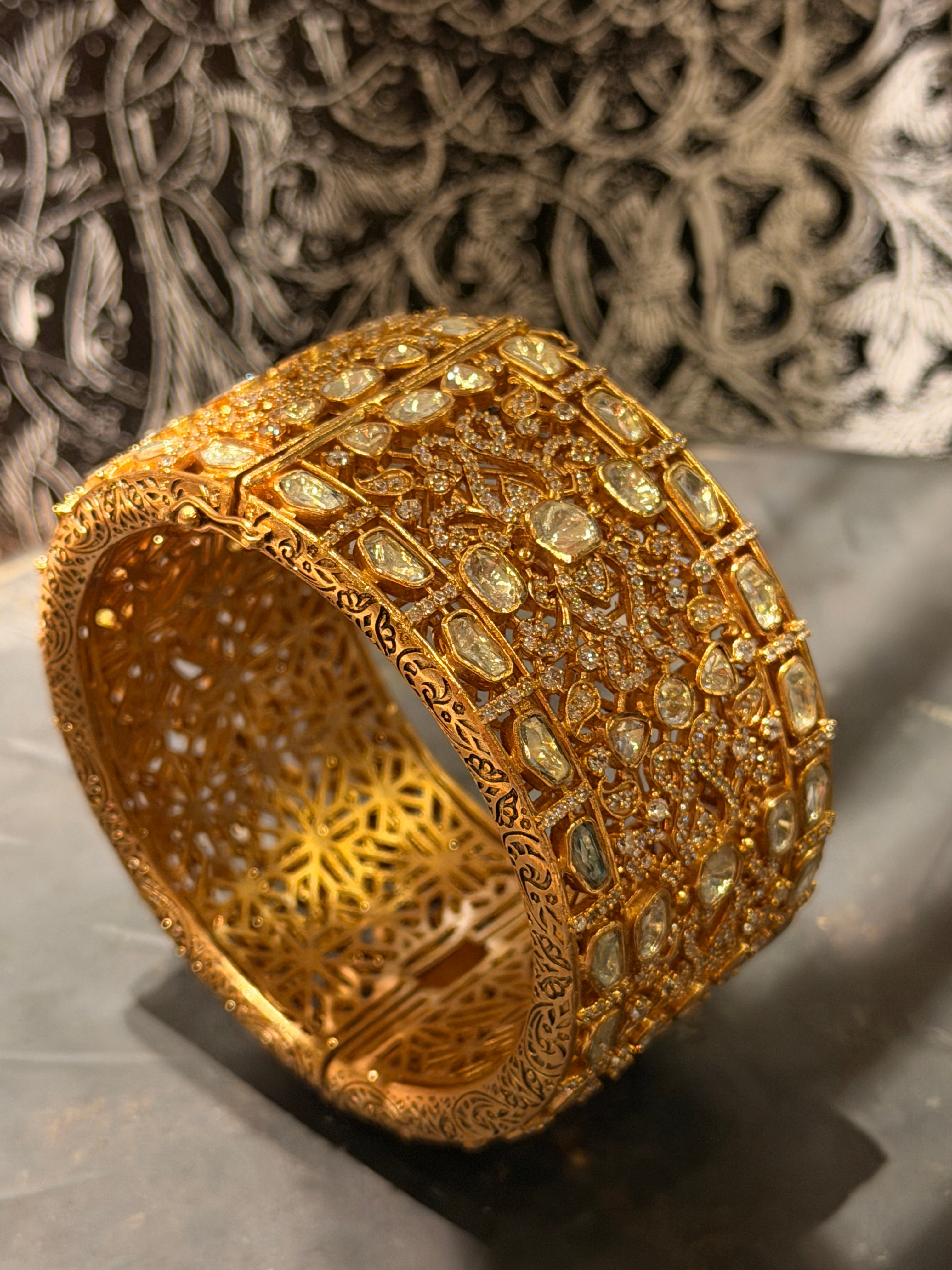 Empress Veera Polki Cuff