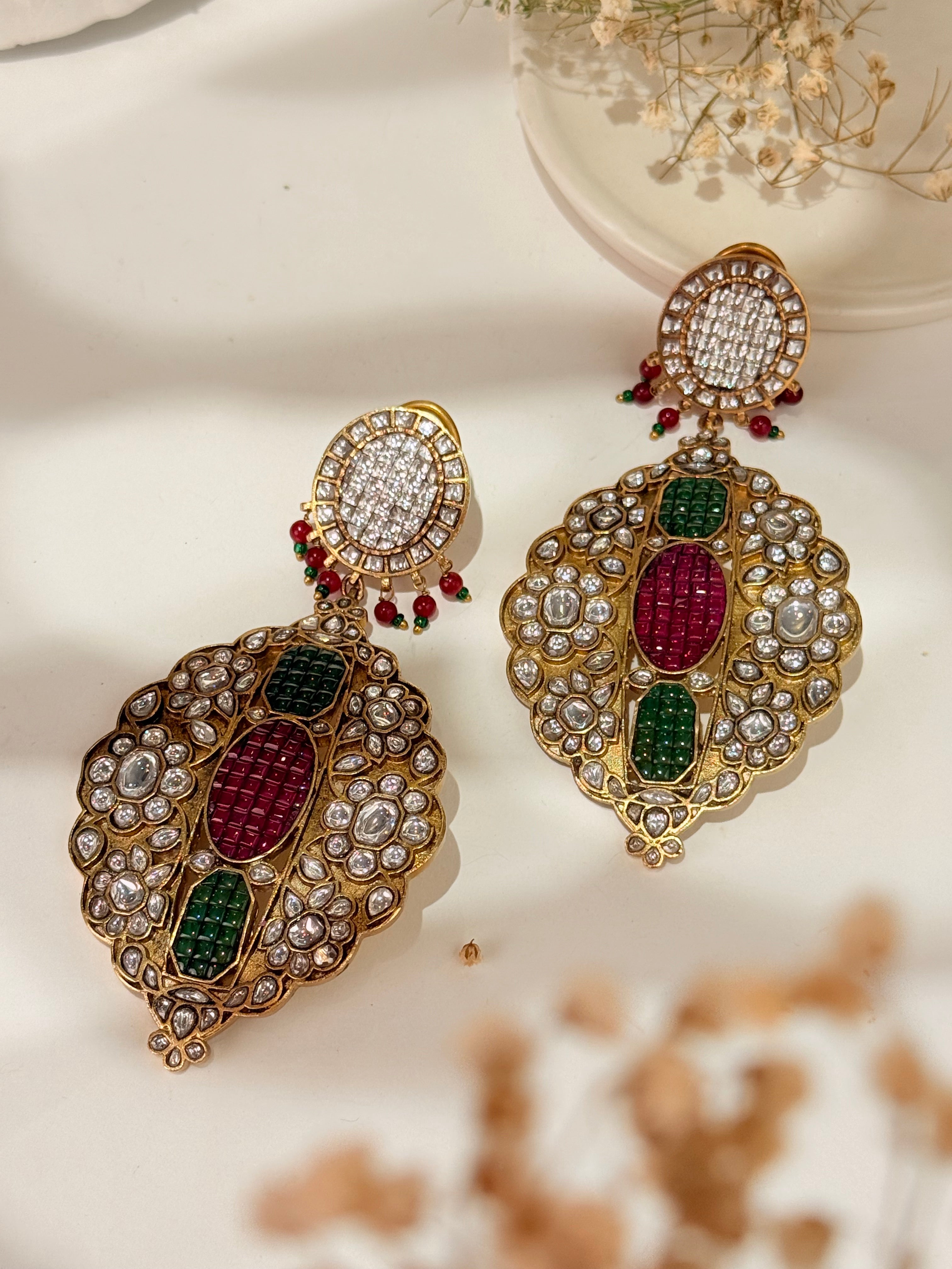 Nizami Gulbahar Earrings-Mahira