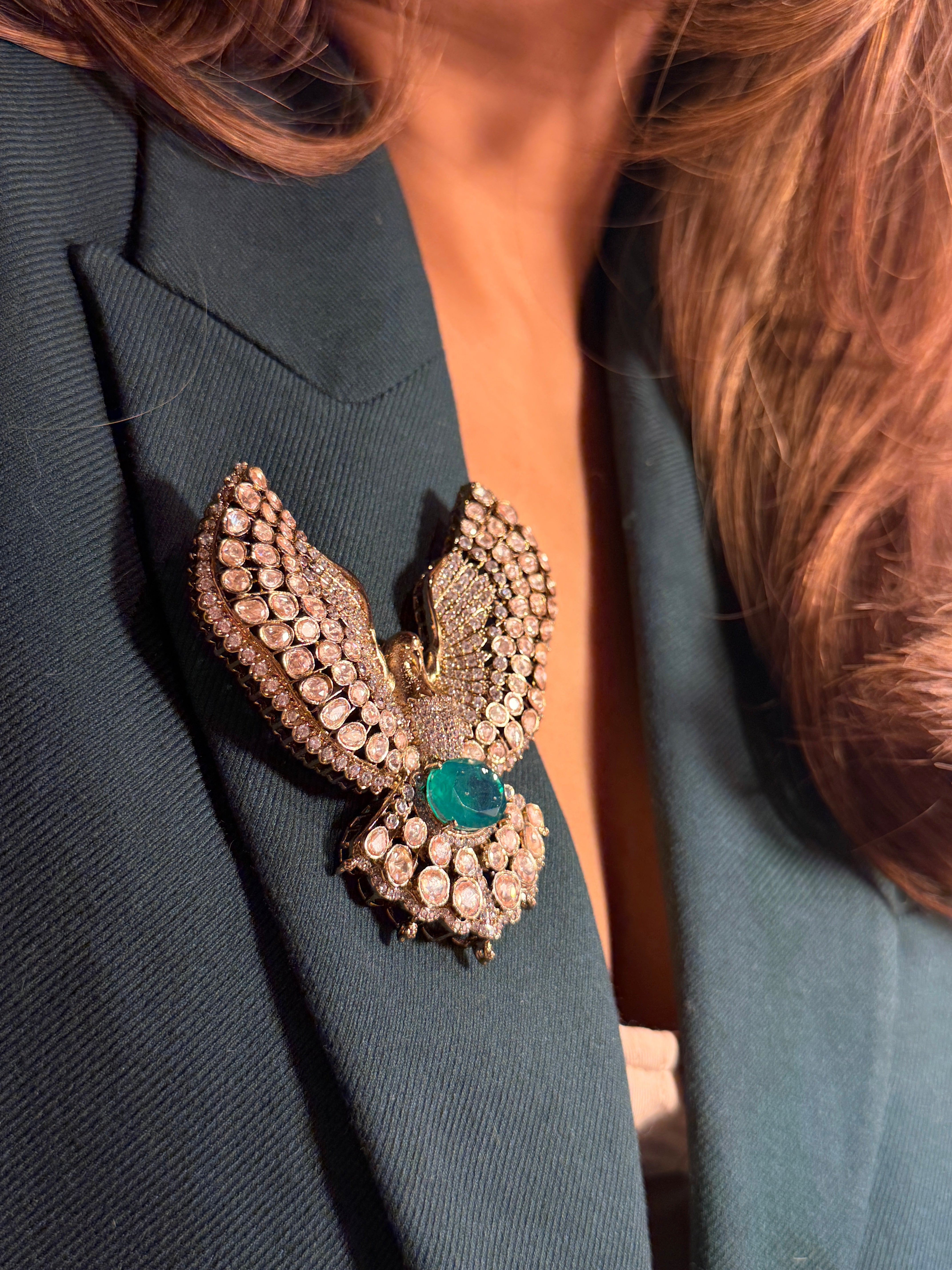 Eagle Worn Brooch