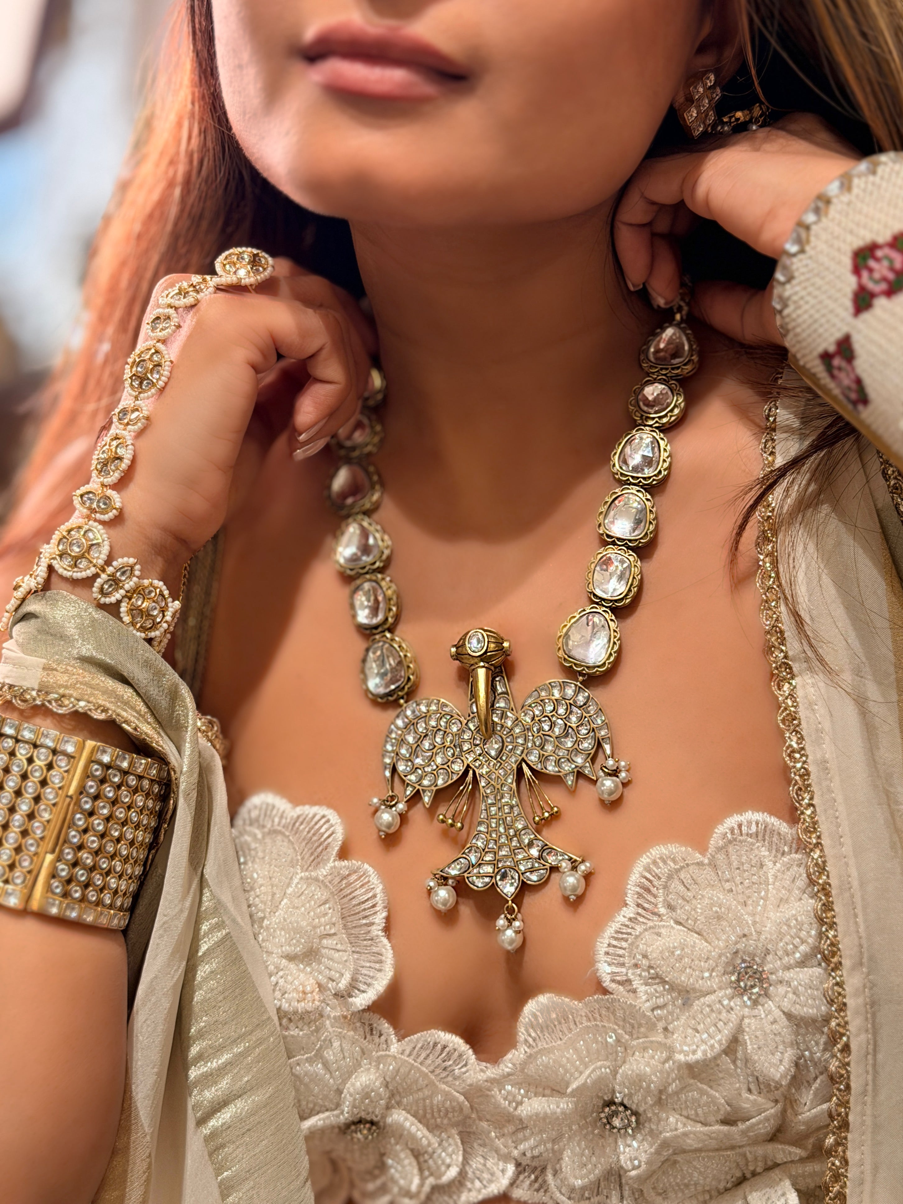 Vihanga Polki Necklace- Mahira