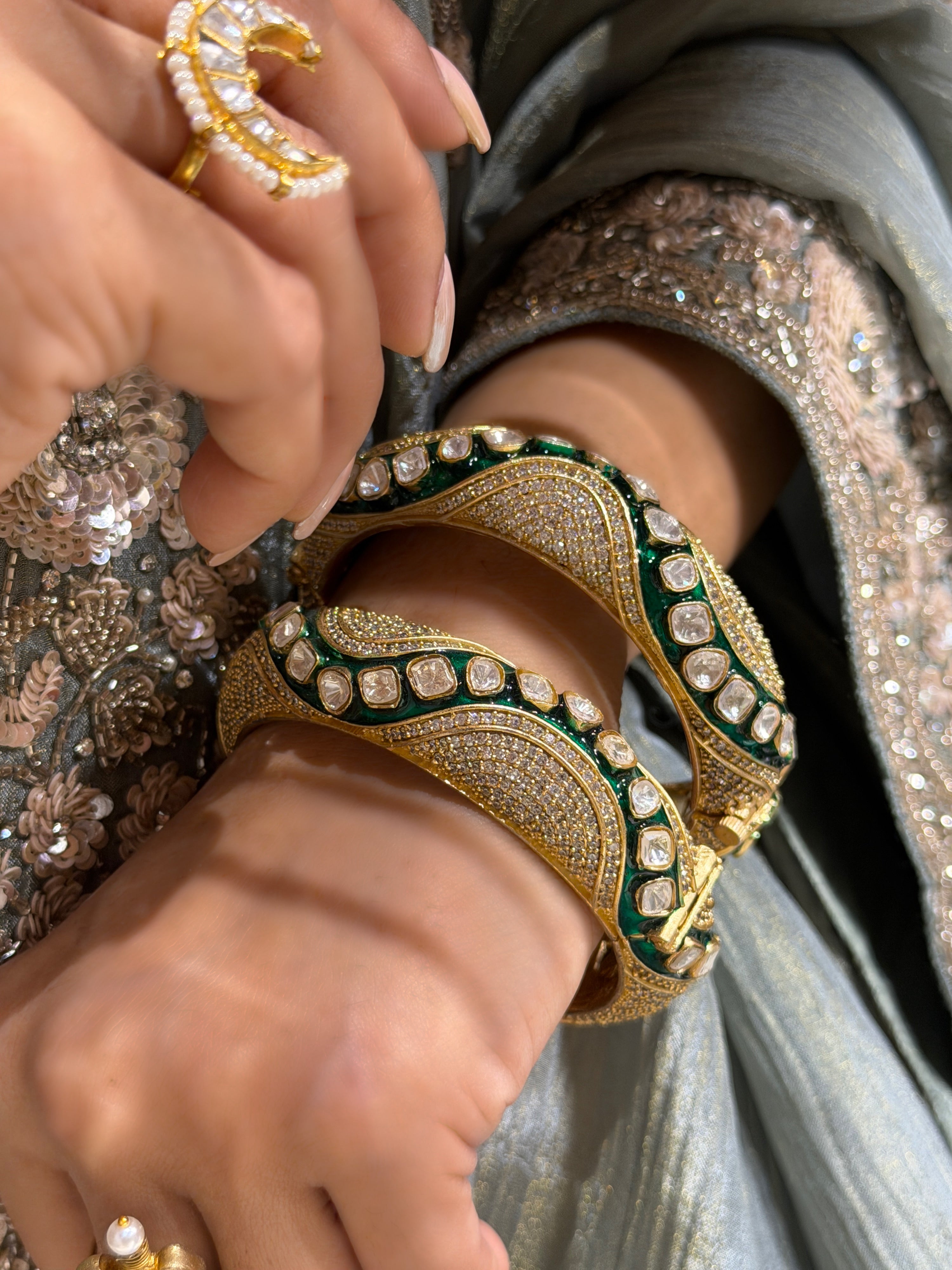 Vamika Jadau Meena Bangle
