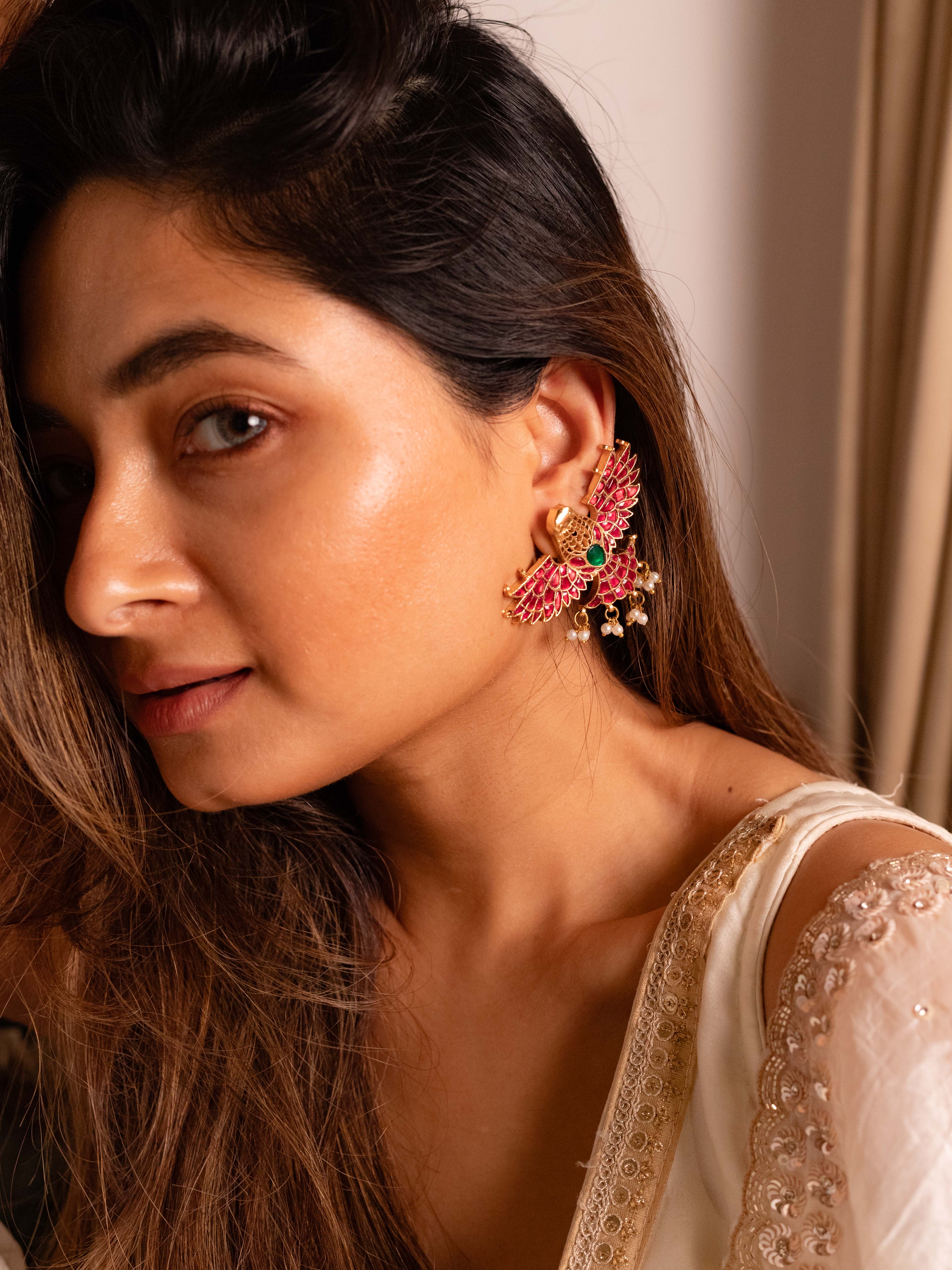 Majestic Wing Hoops-Mahira