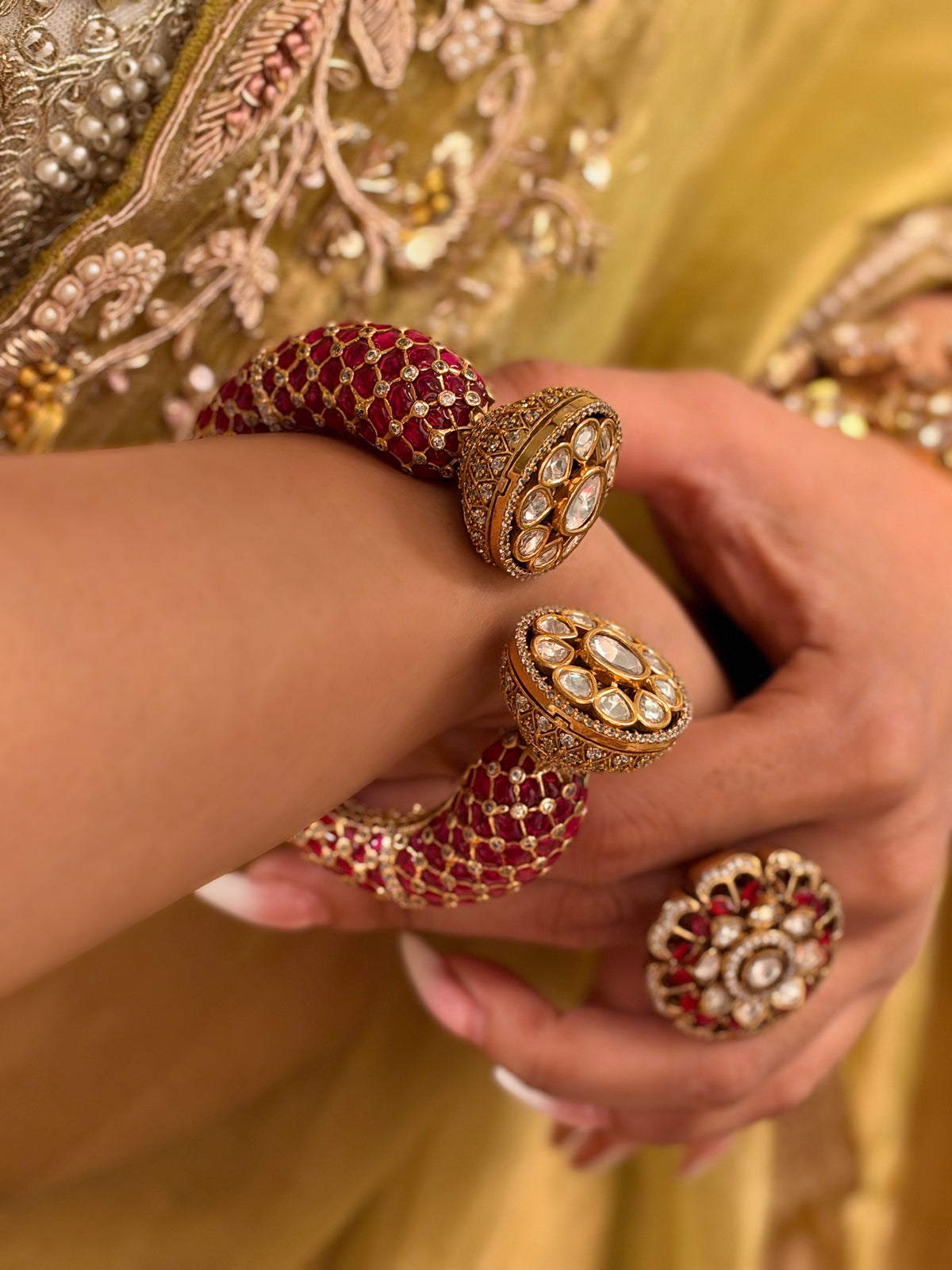 Aaliya Ruby Bracelet