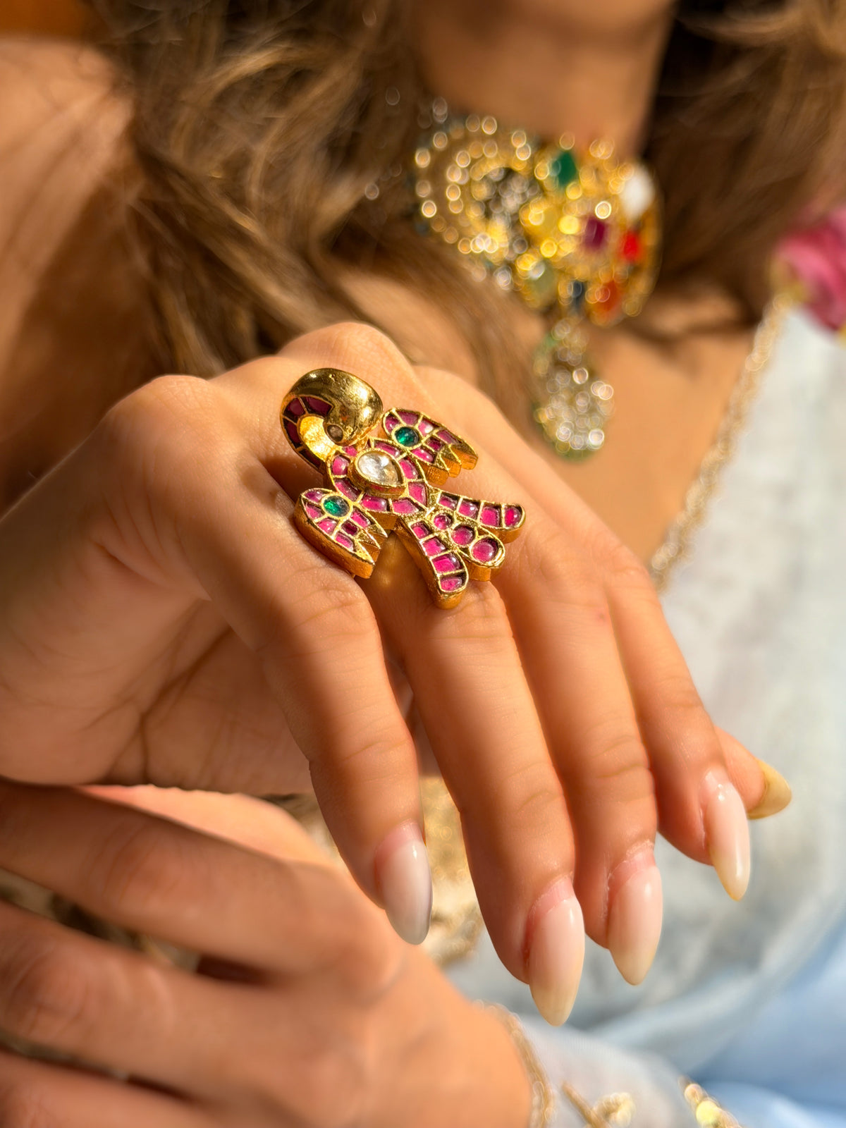 Soor jadau ring