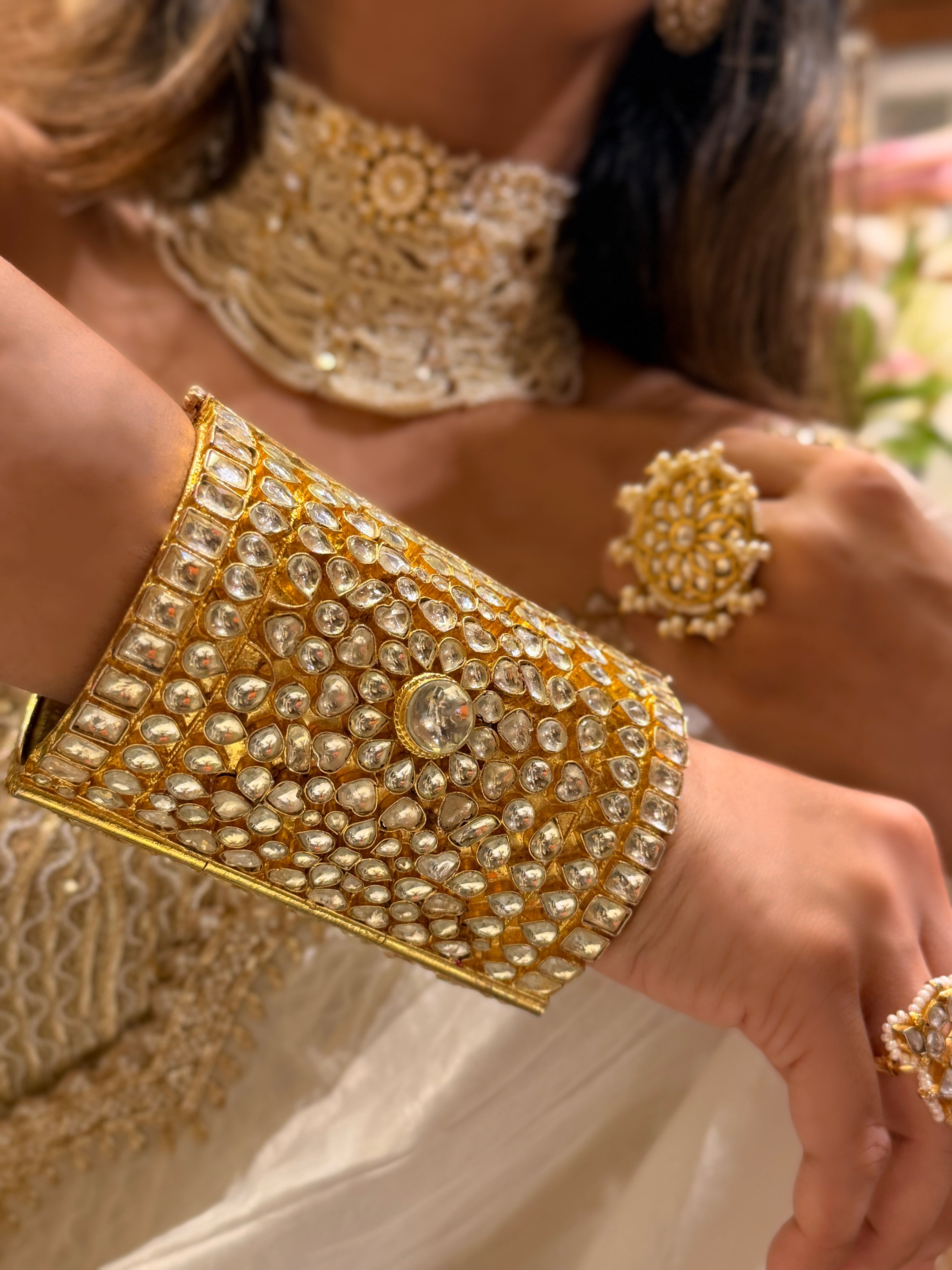 Amber Bloom Cuff
