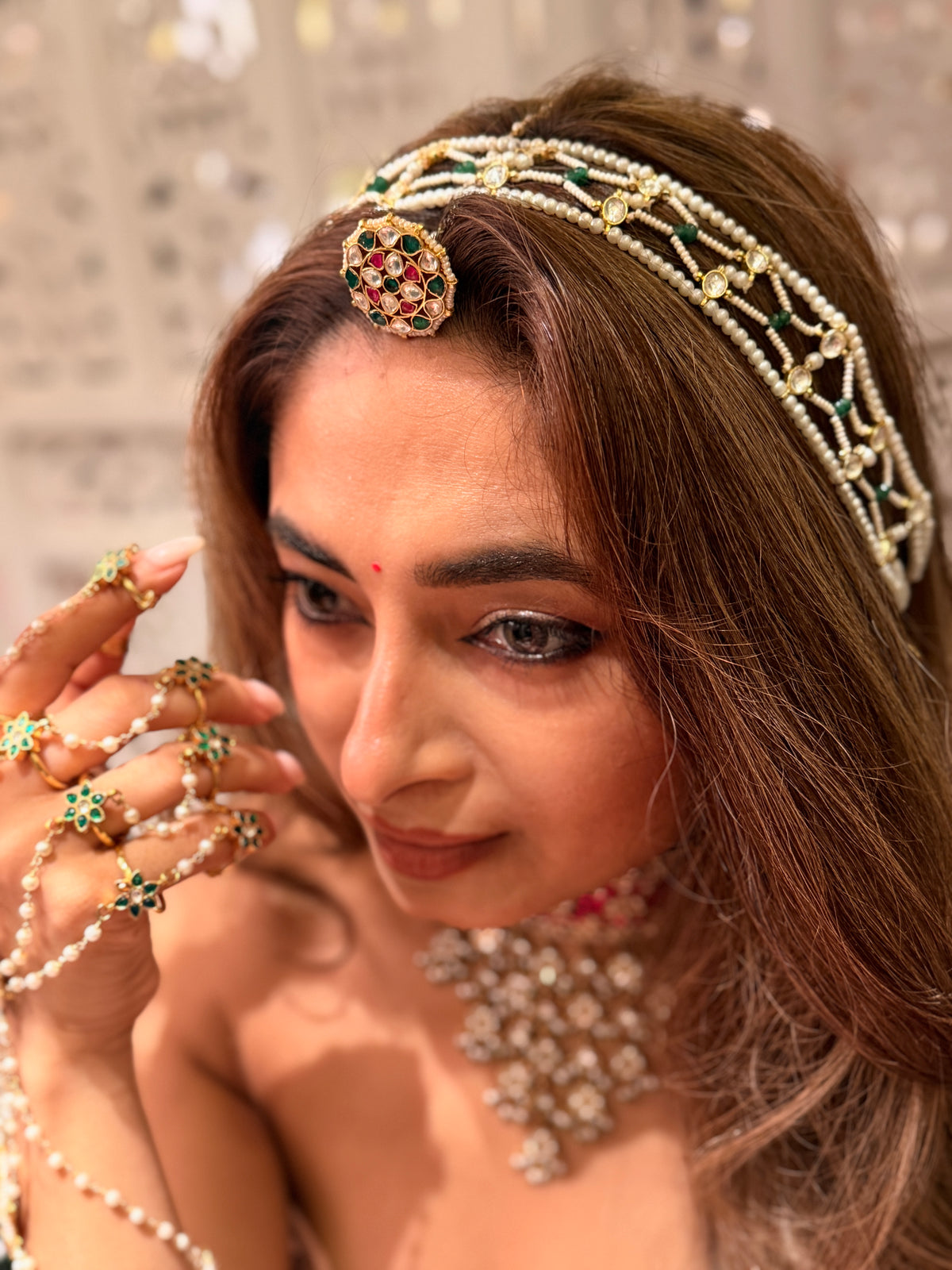 Chhalla matha patti & Borla set