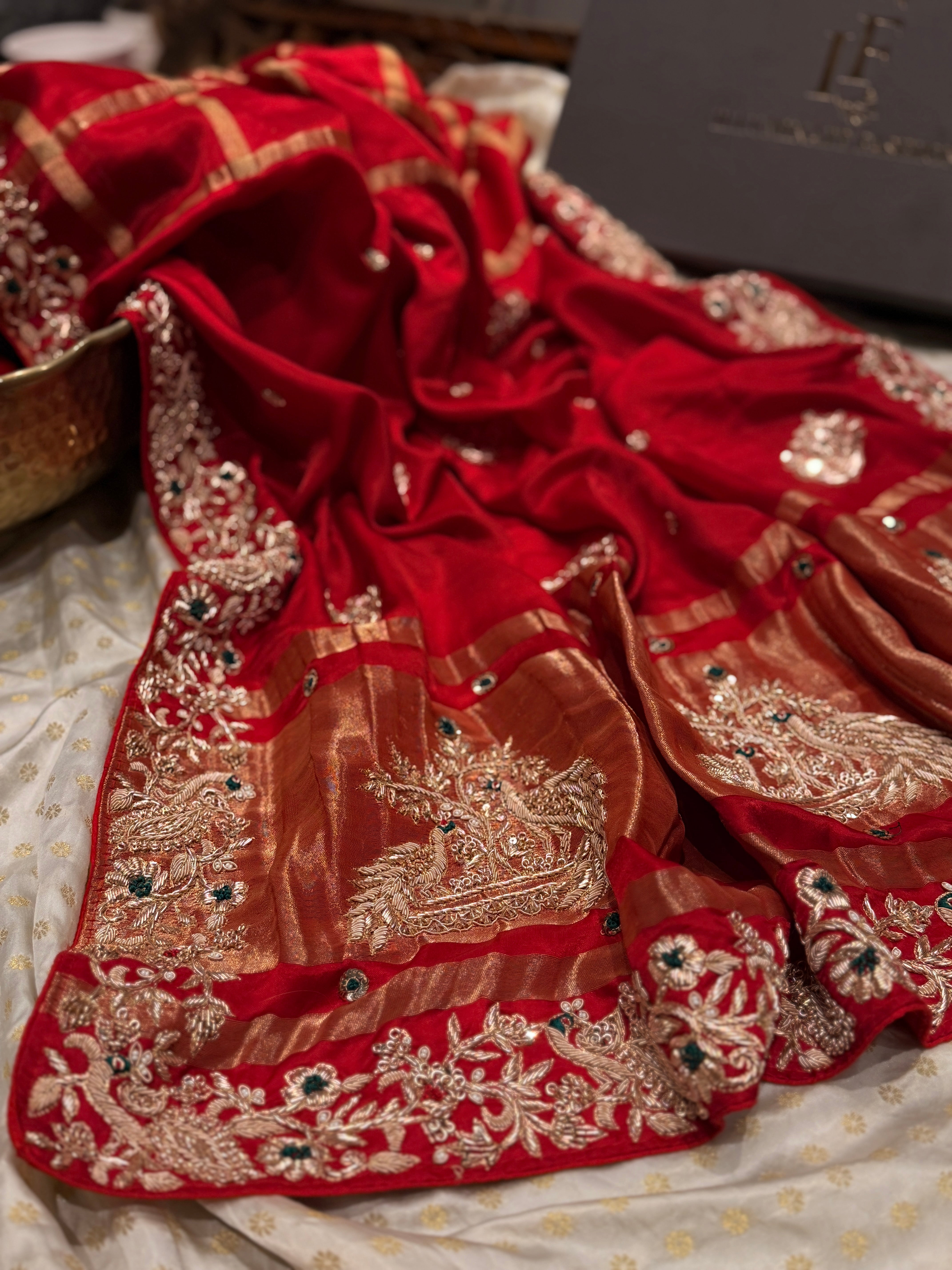 Sindoori shringar Saree