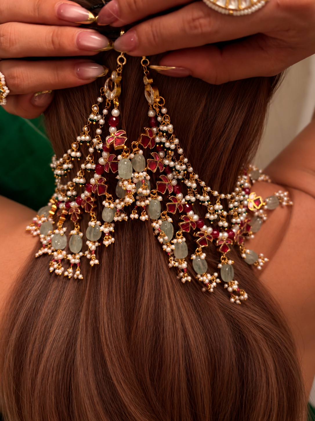 Jiya Kundan Earchain
