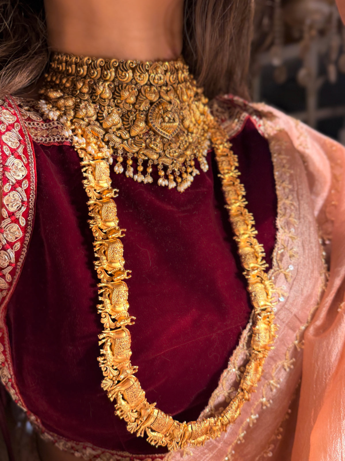Nandipriya Rajwadi Necklace
