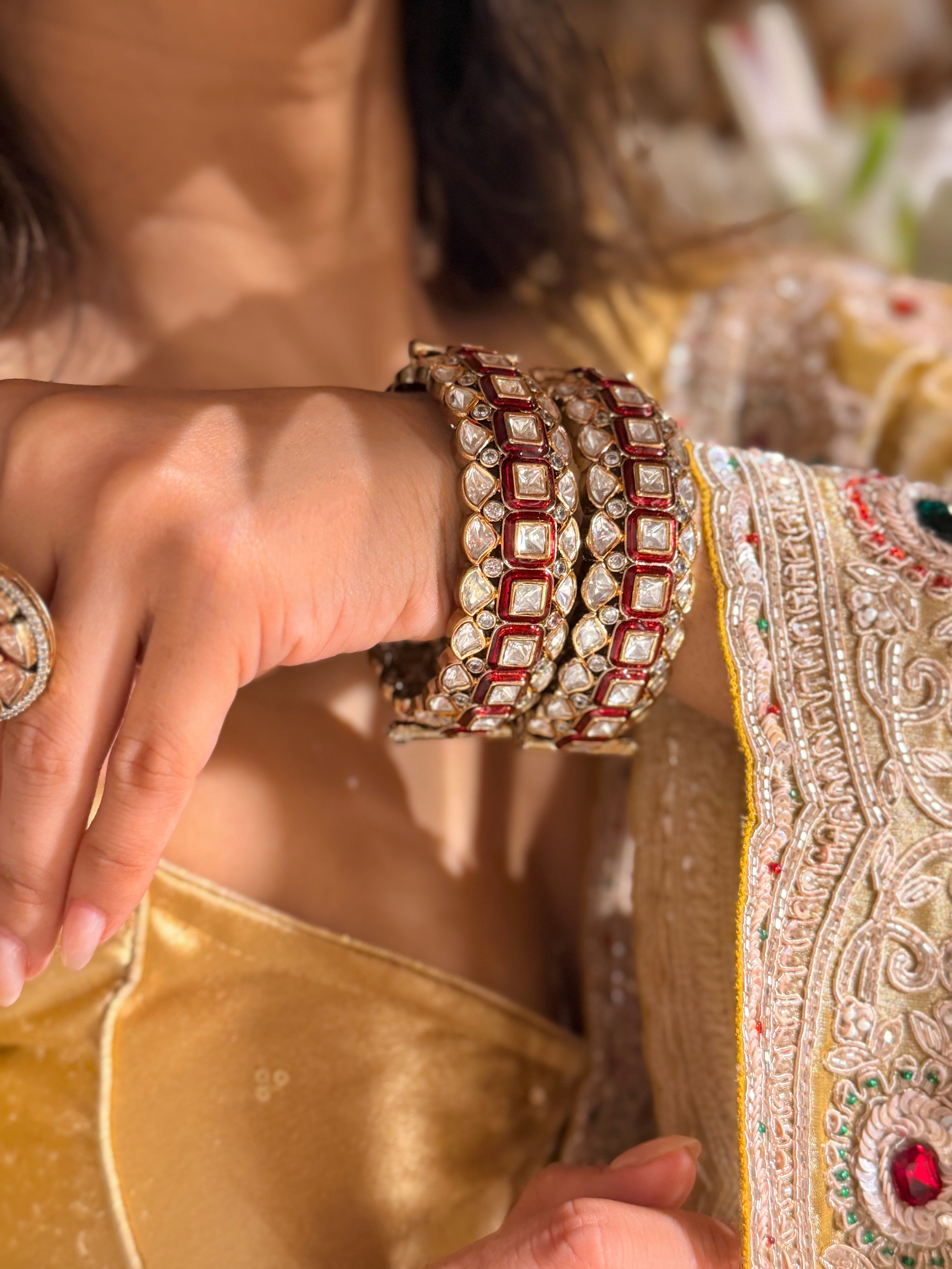 Mahi Ruby Bangle