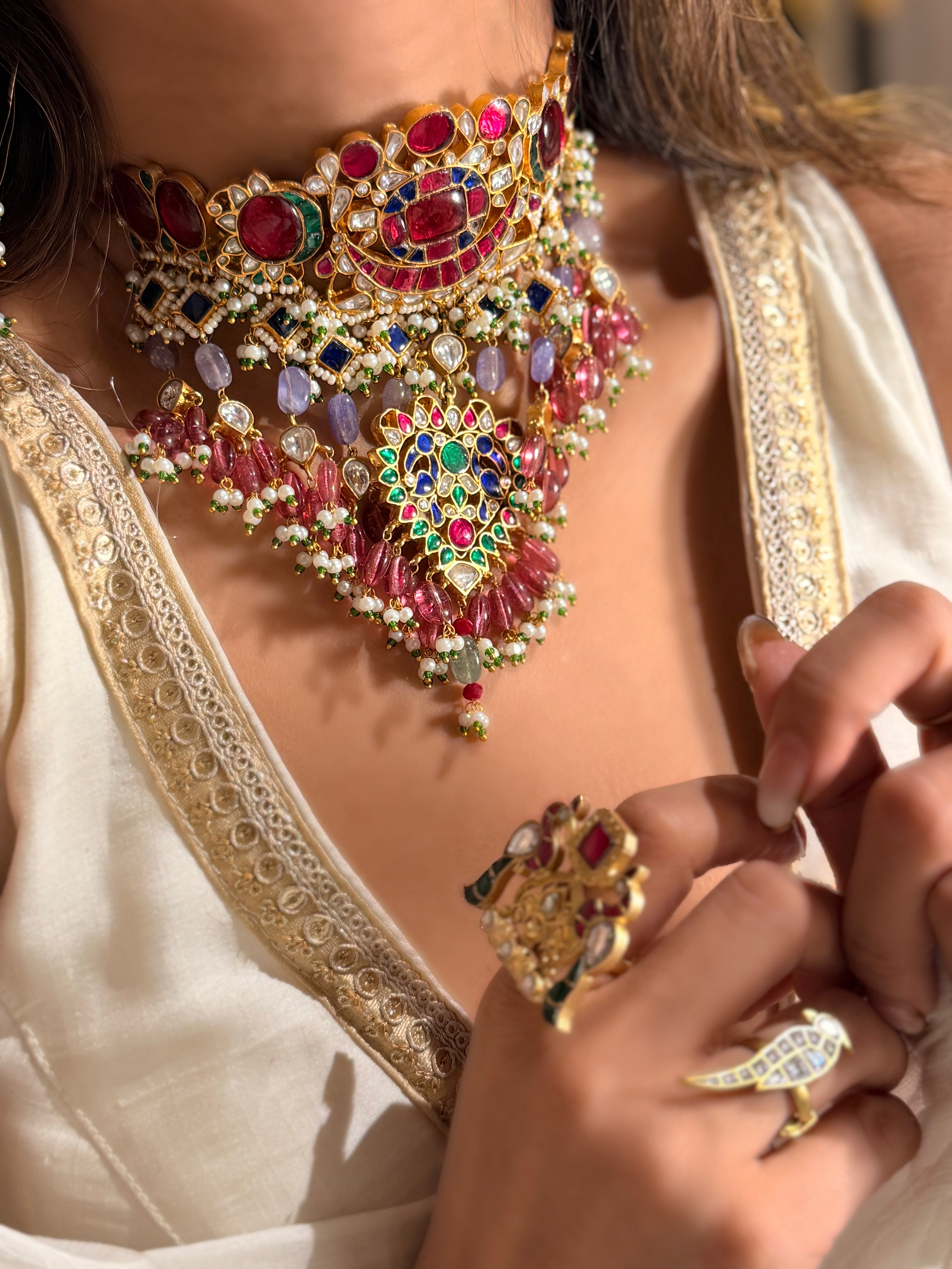 Angeela kundan choker