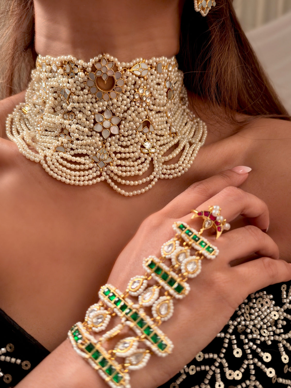 Mohanmaal M.O.P. Ethnic  Necklace