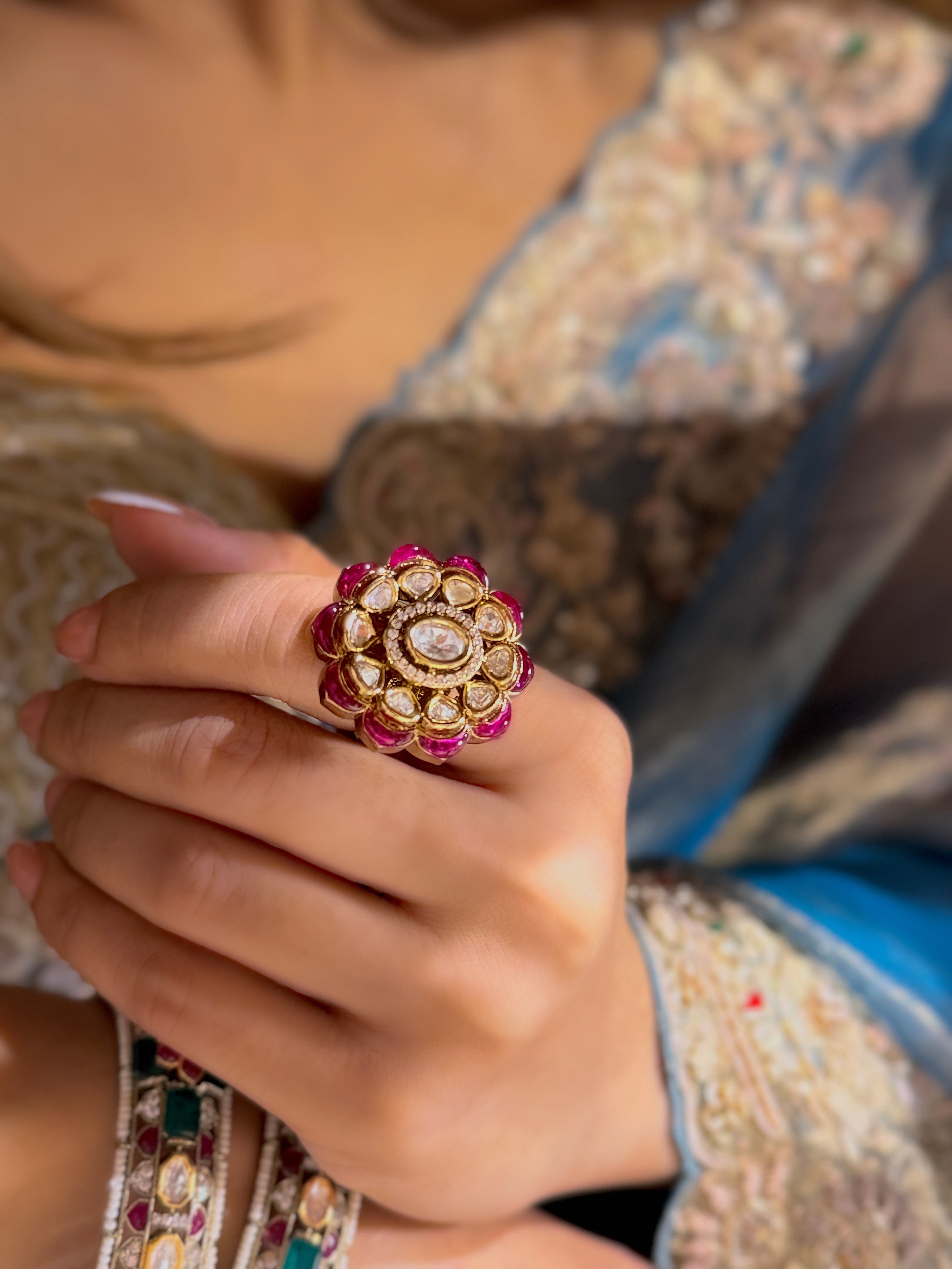 Farhana Ring - Ruby
