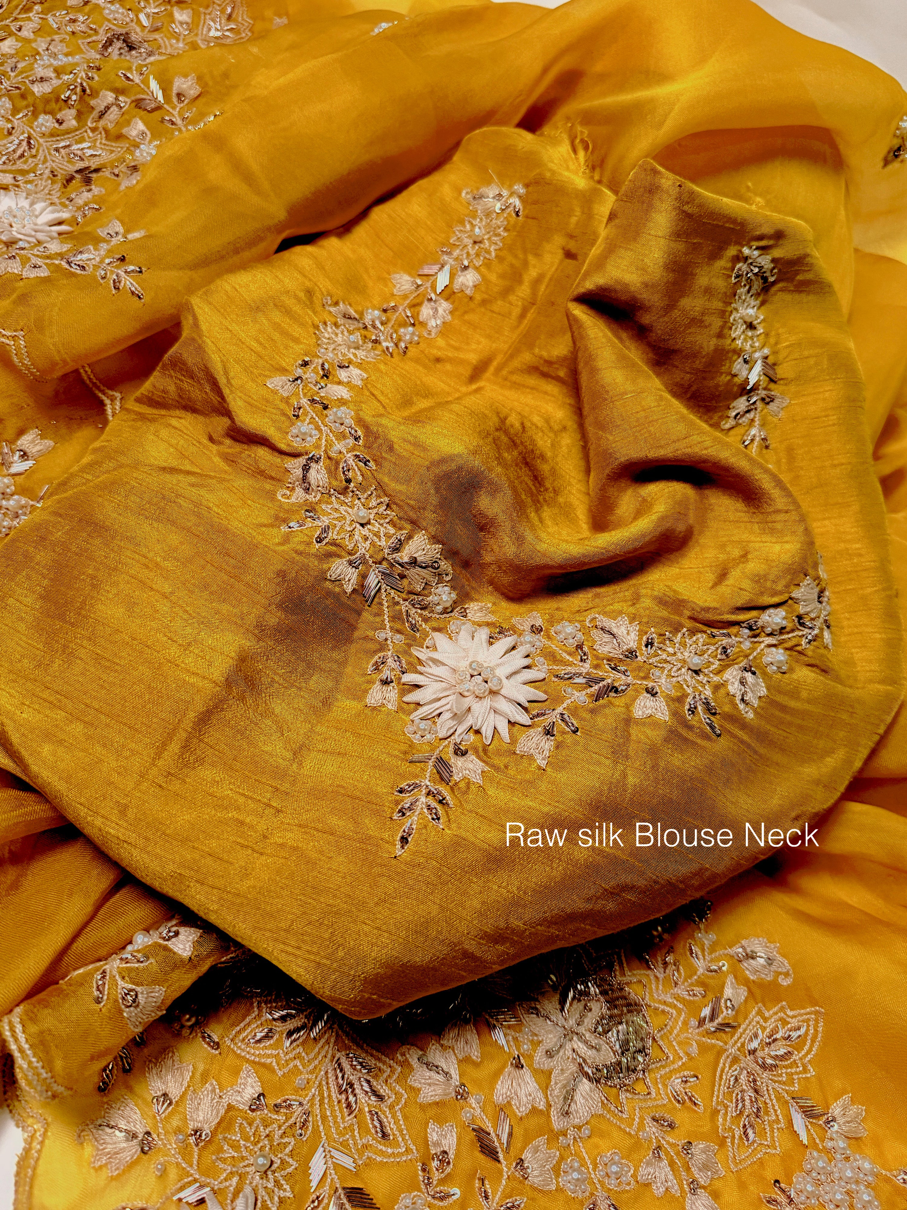 Sunshine Mukaish pure organza