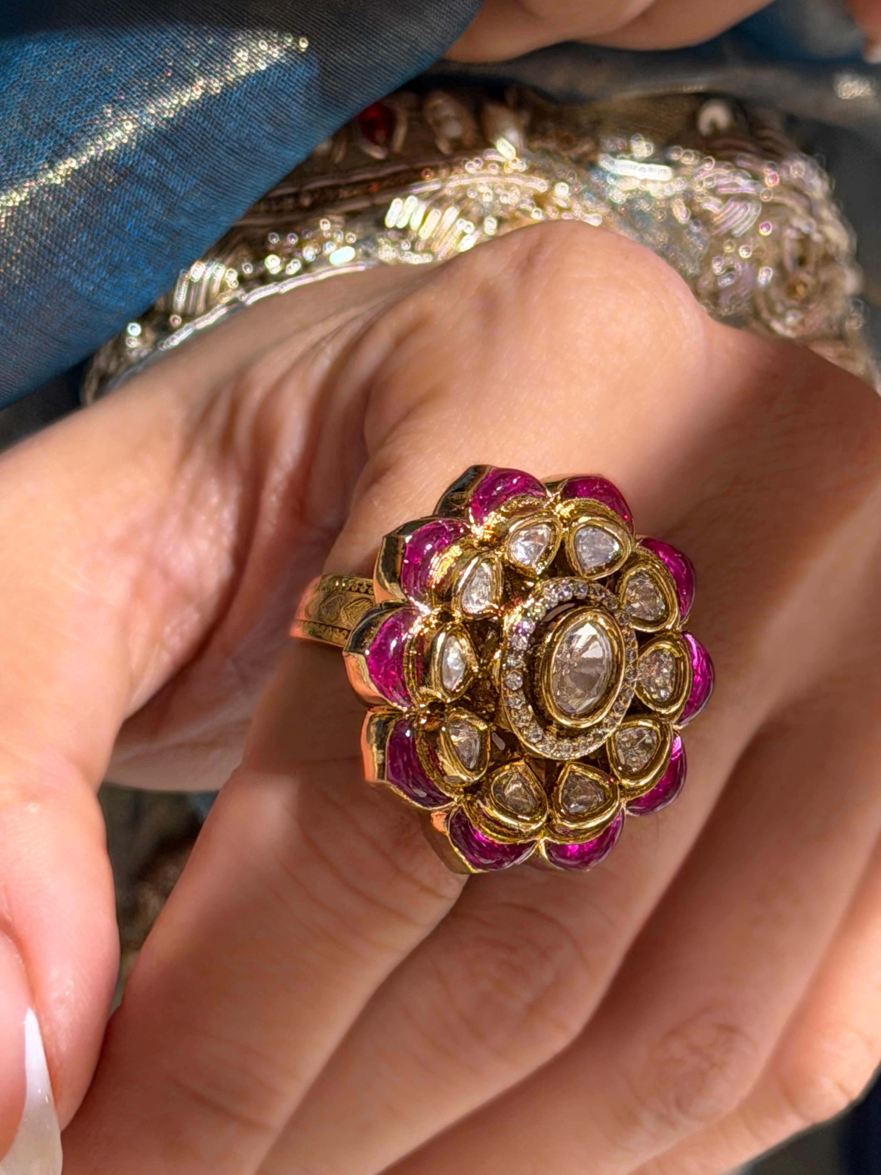 Farhana Ring - Ruby