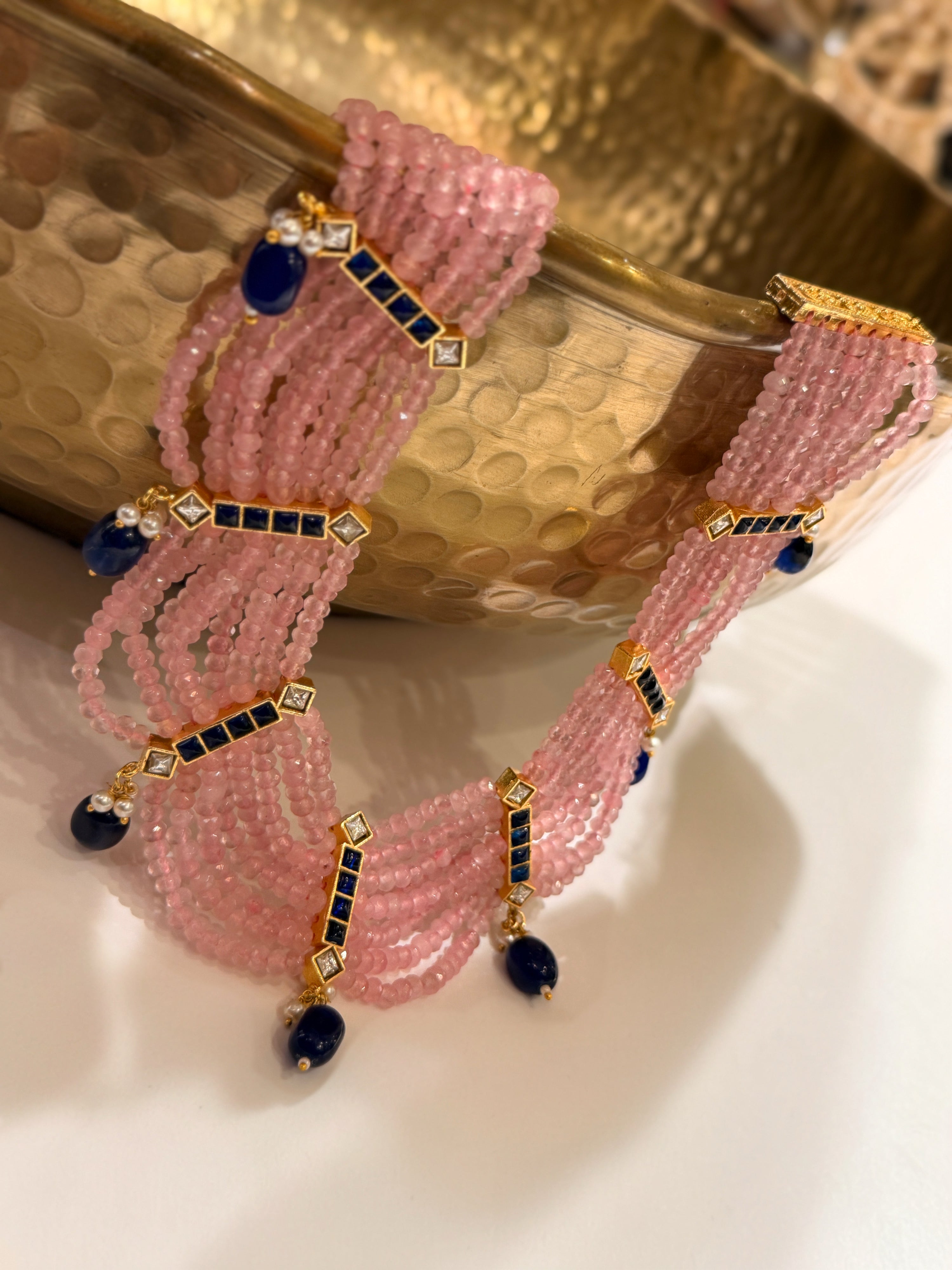 Nayantara Blush pink Necklace