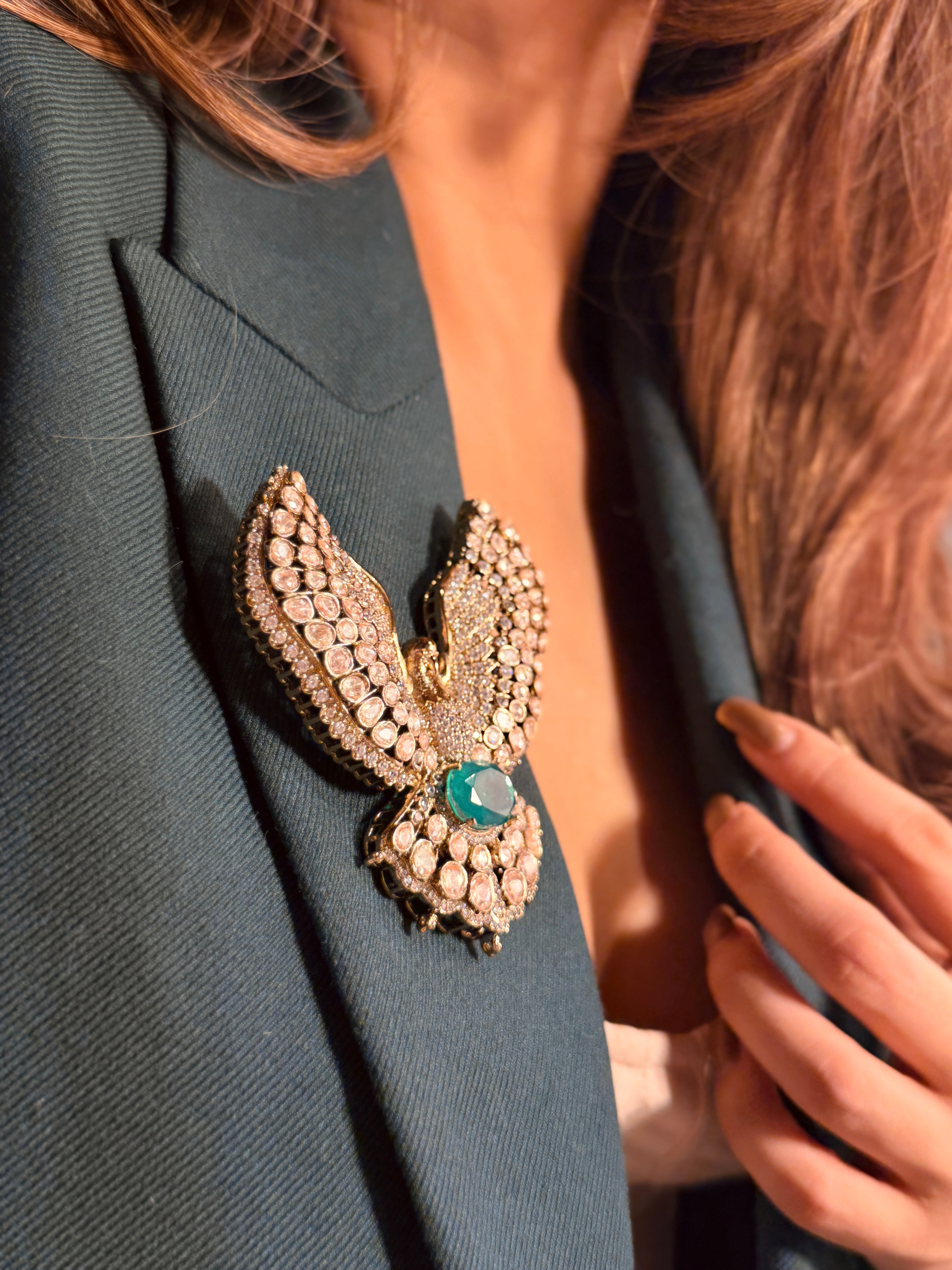 Eagle Worn Brooch