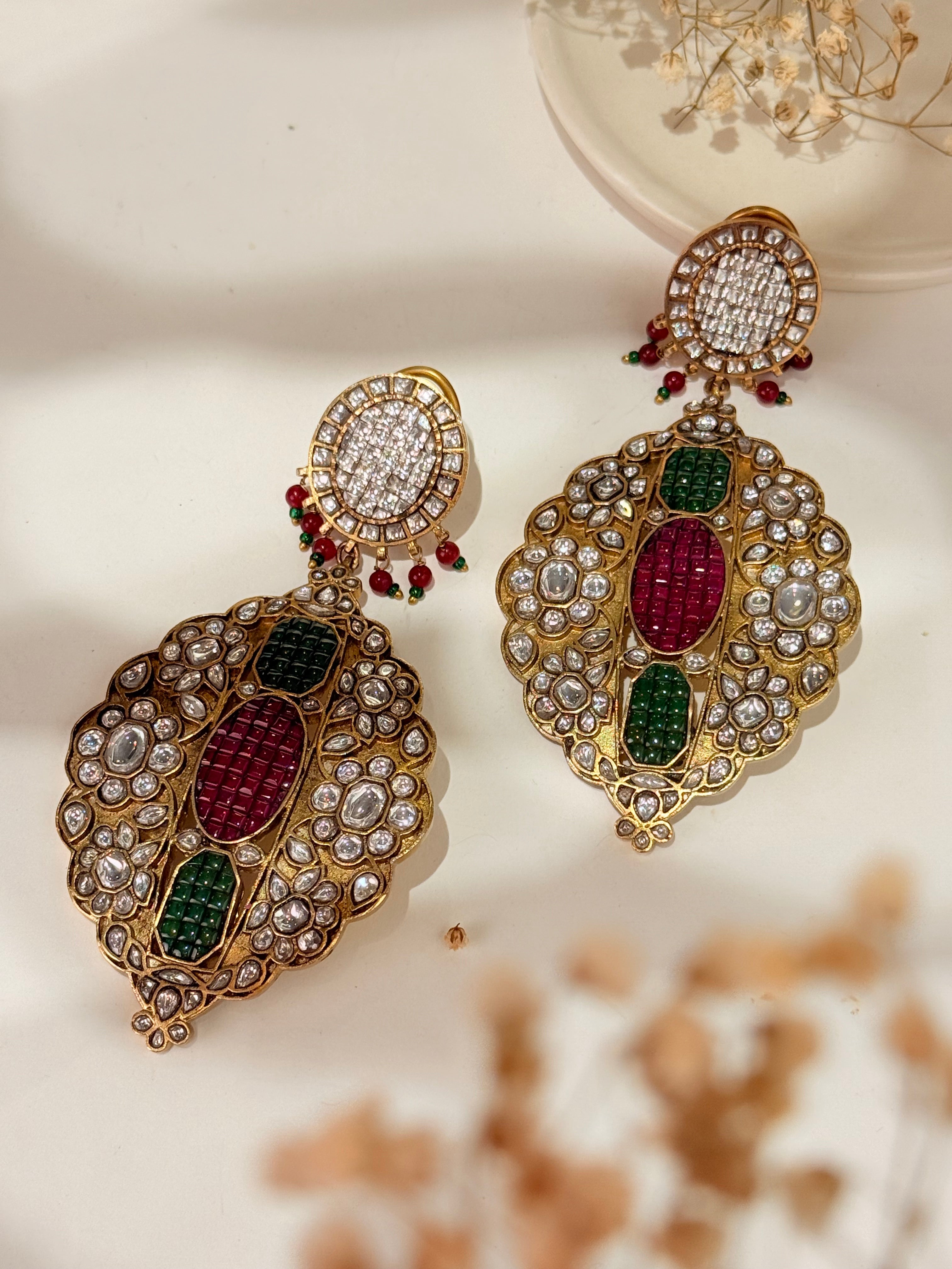Nizami Gulbahar Earrings-Mahira
