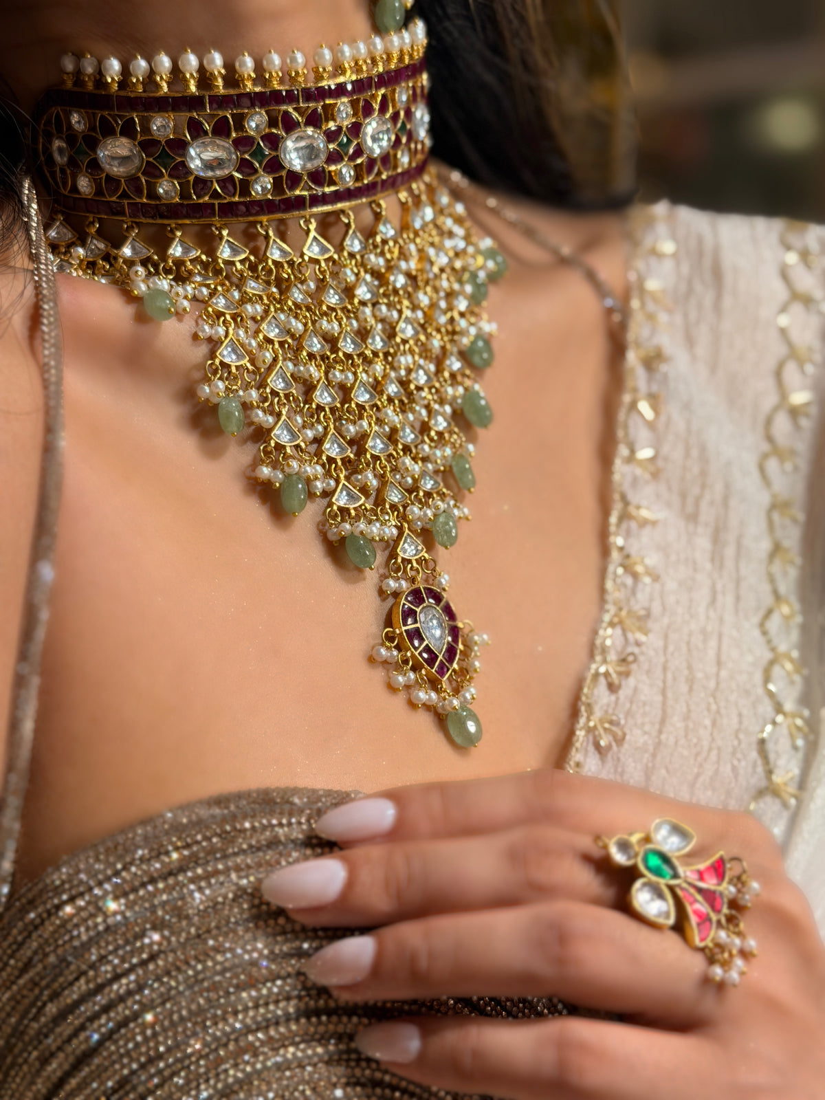 Rubab Rajputi Aadh Necklace