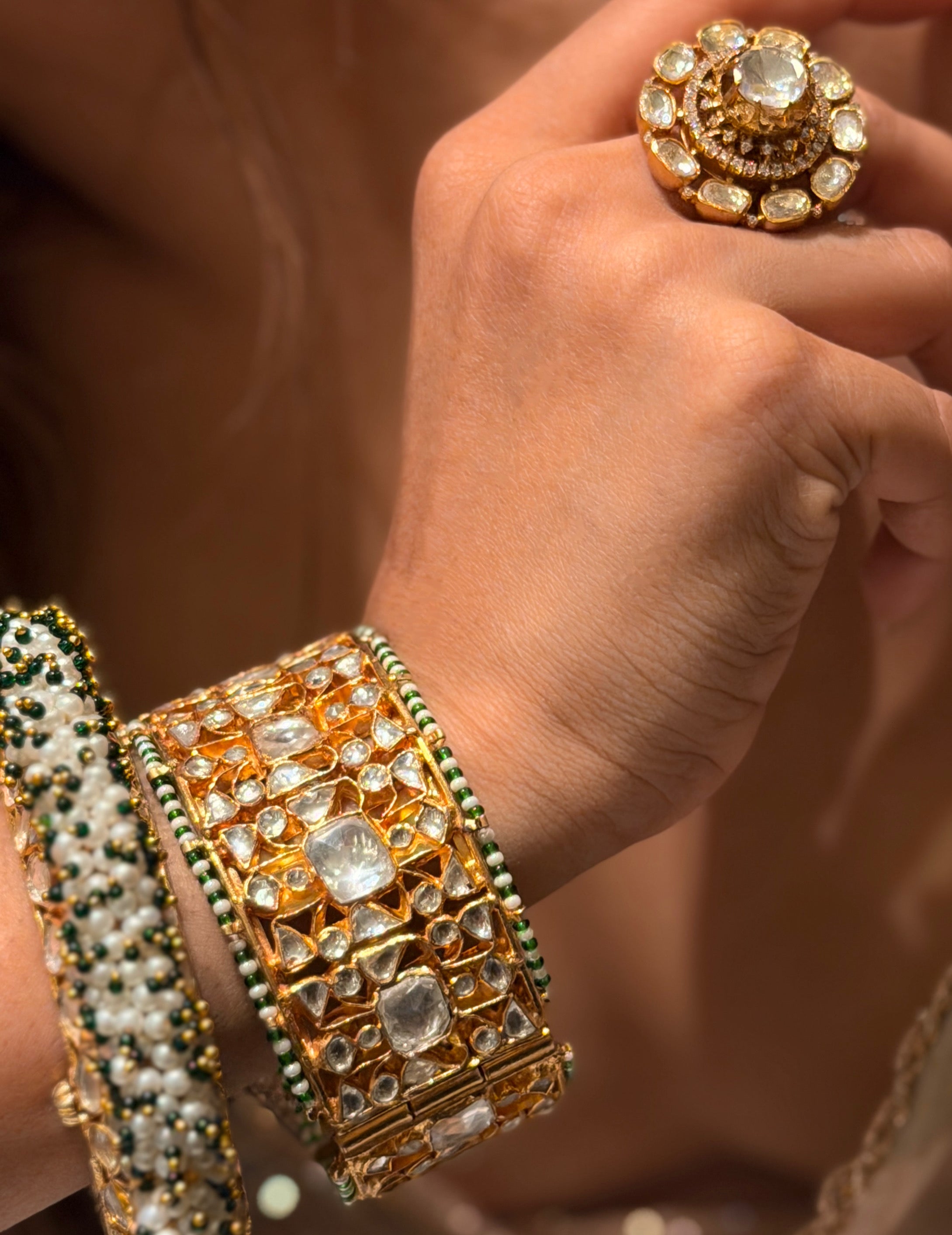 Manikya Kundan Bangle