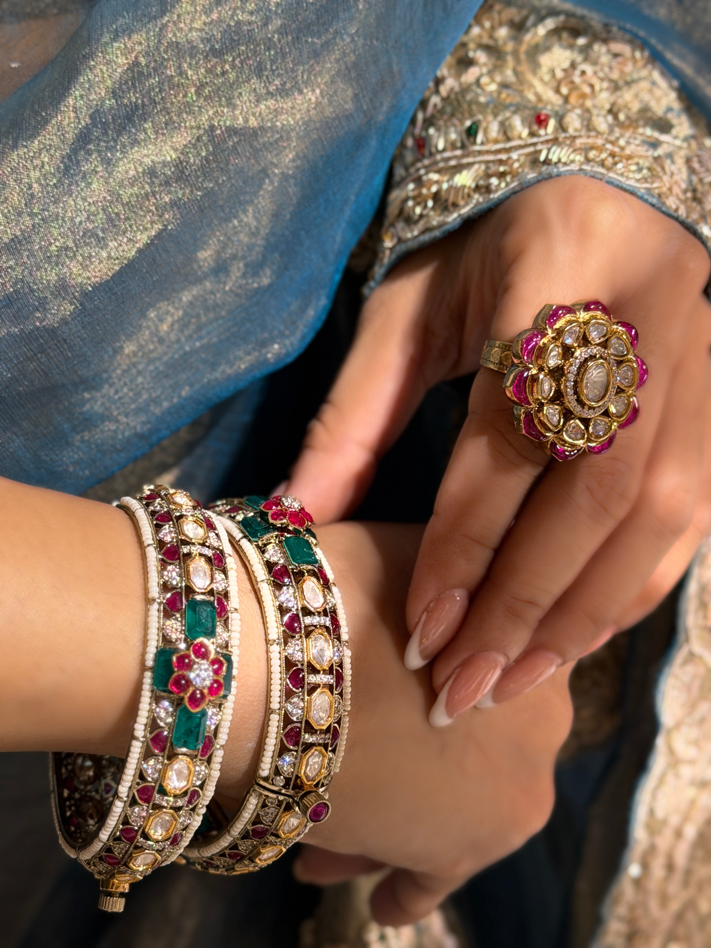 Farhana Ring - Ruby
