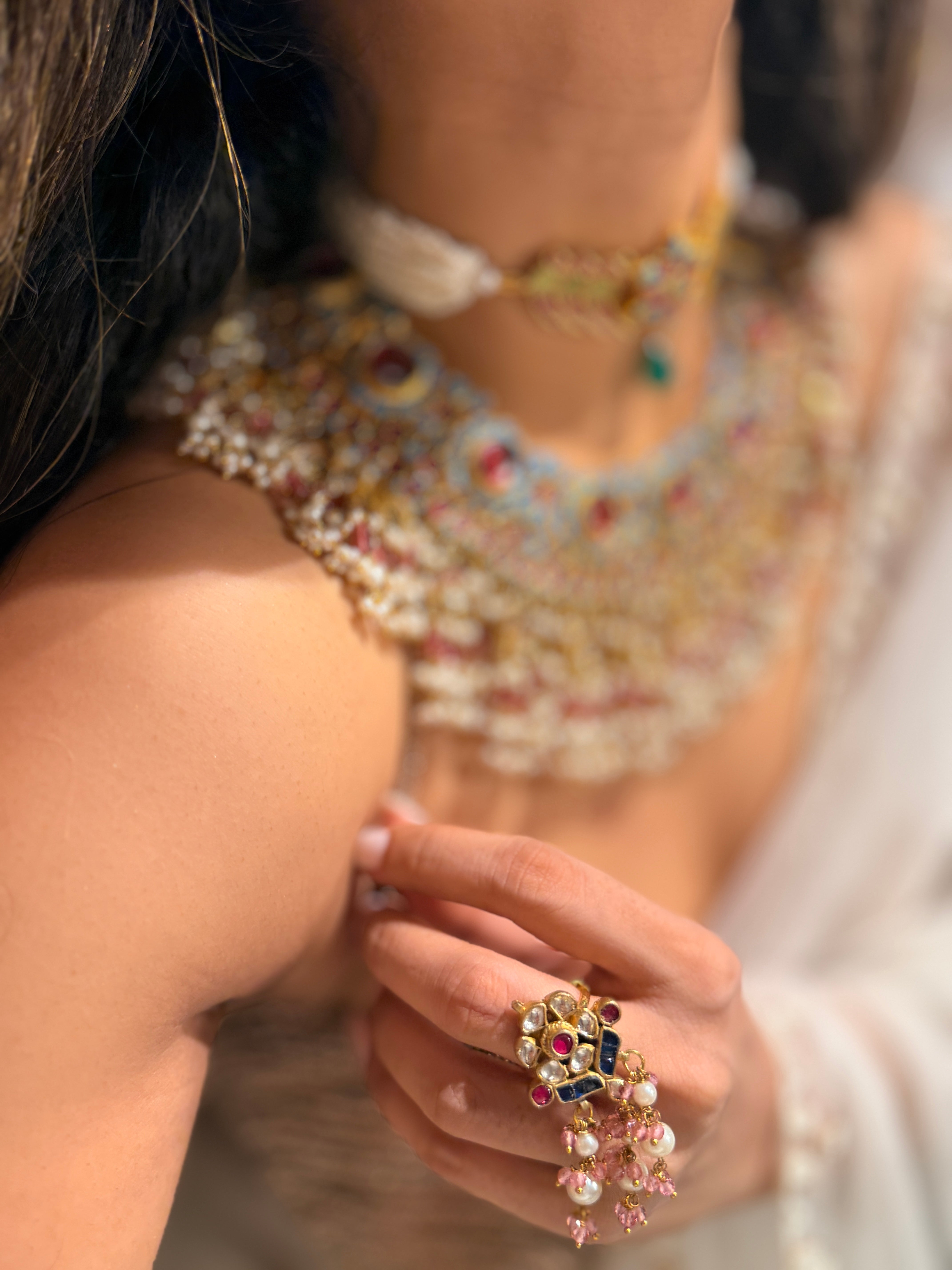 Pinaki kundan Ring
