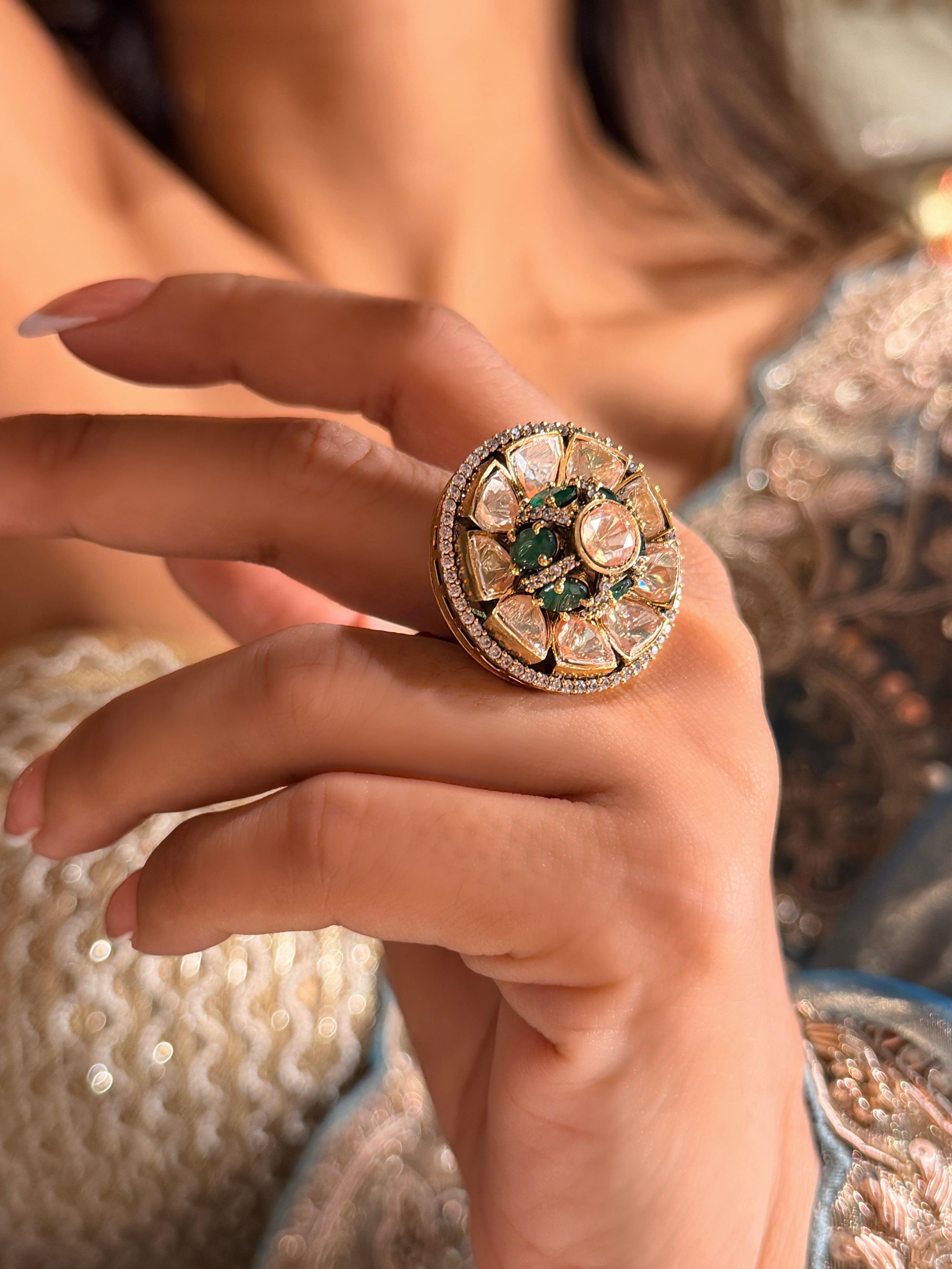Sohini Emerald Ring