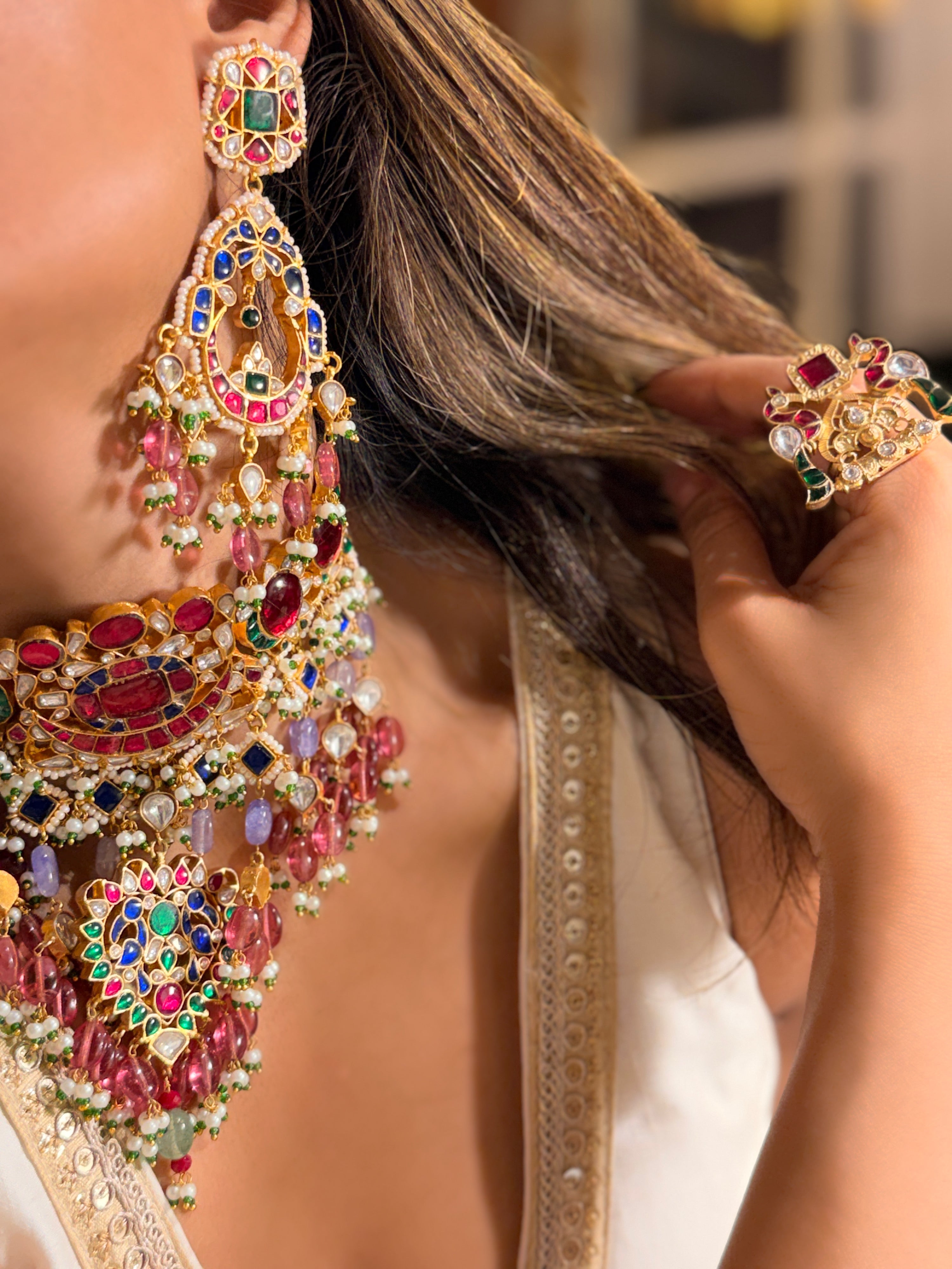 Angeela kundan choker