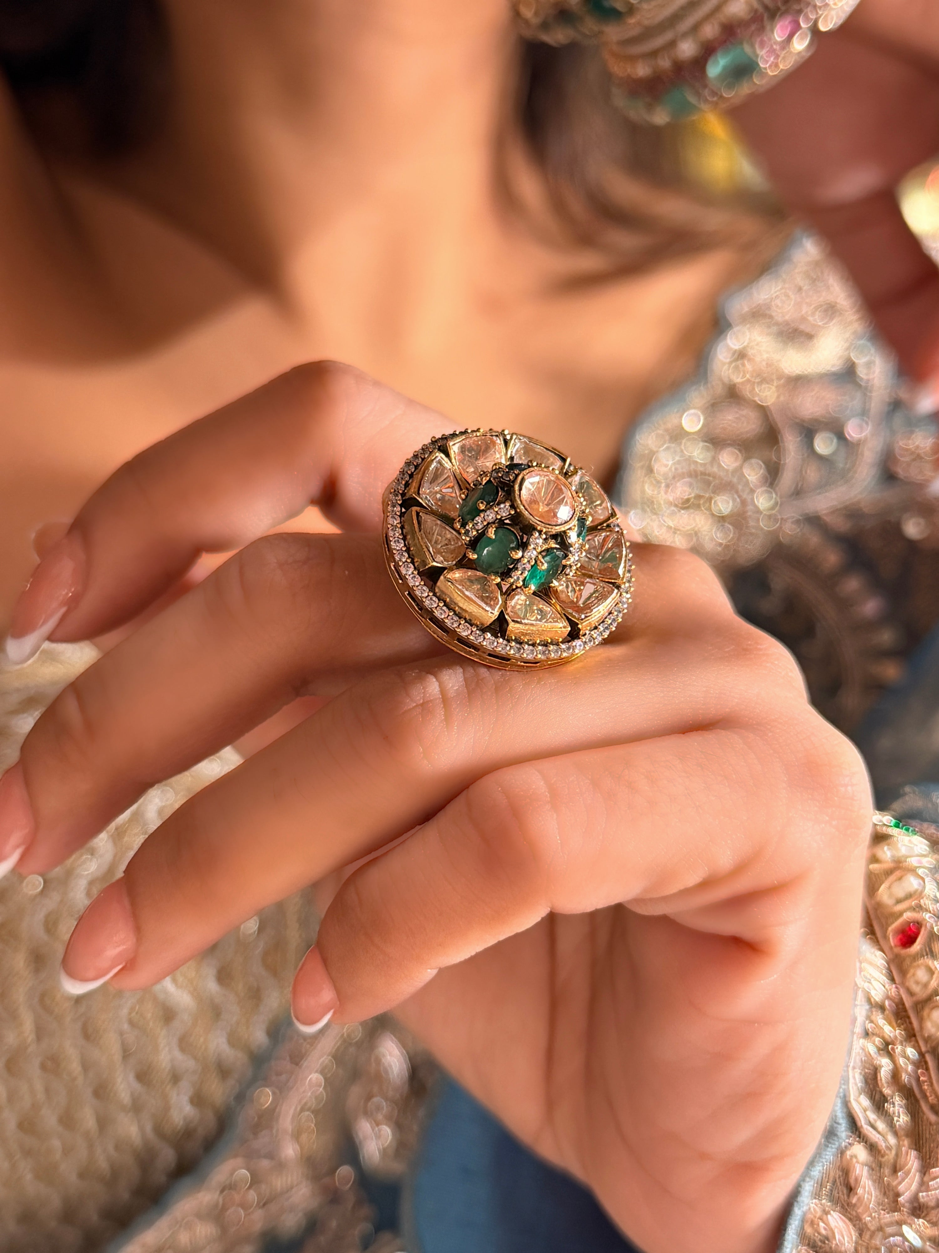 Sohini Emerald Ring