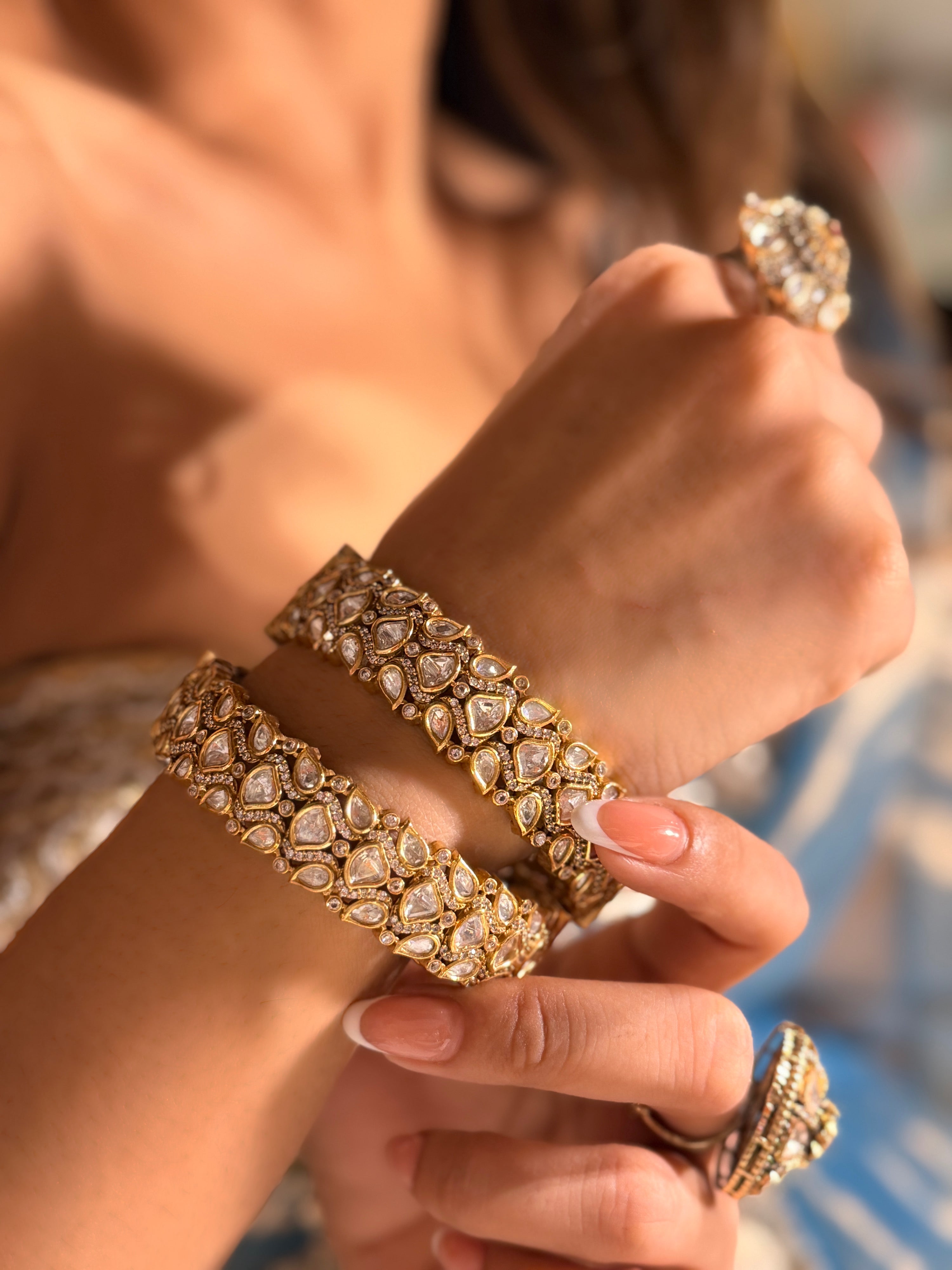 Vidhi Polki Bangle