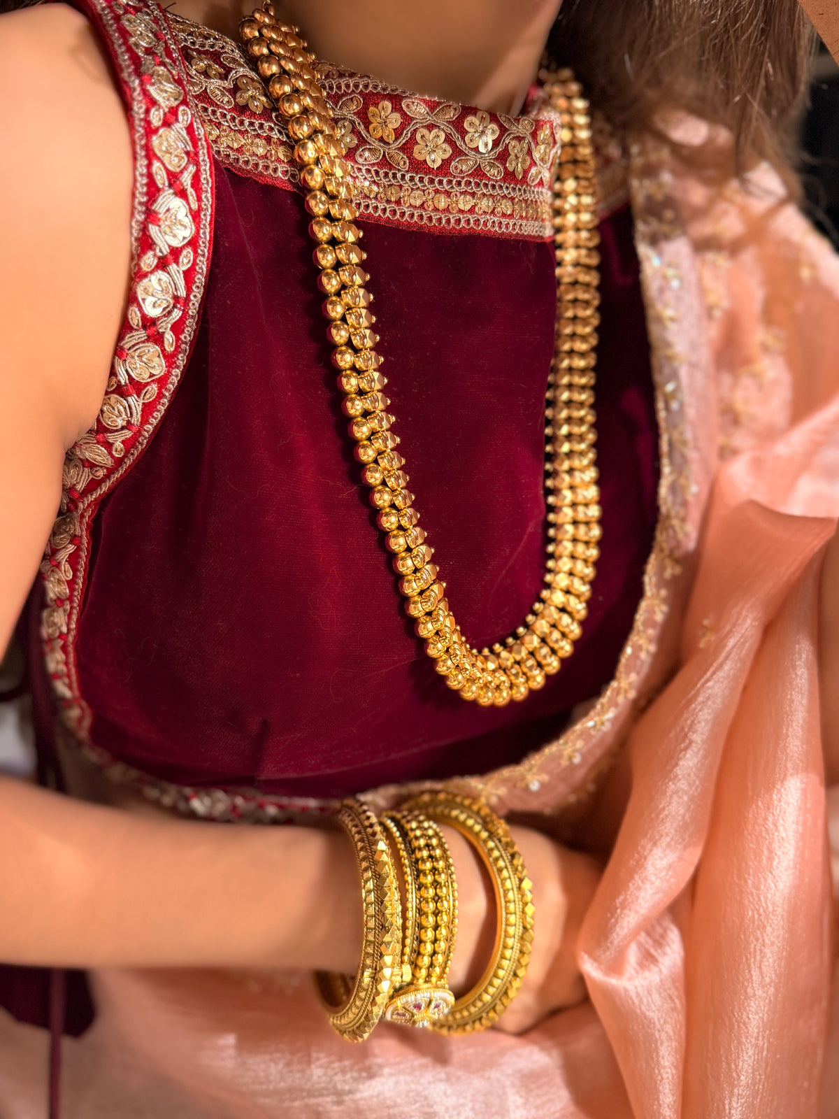 Anaya Rajwadi Long Necklace