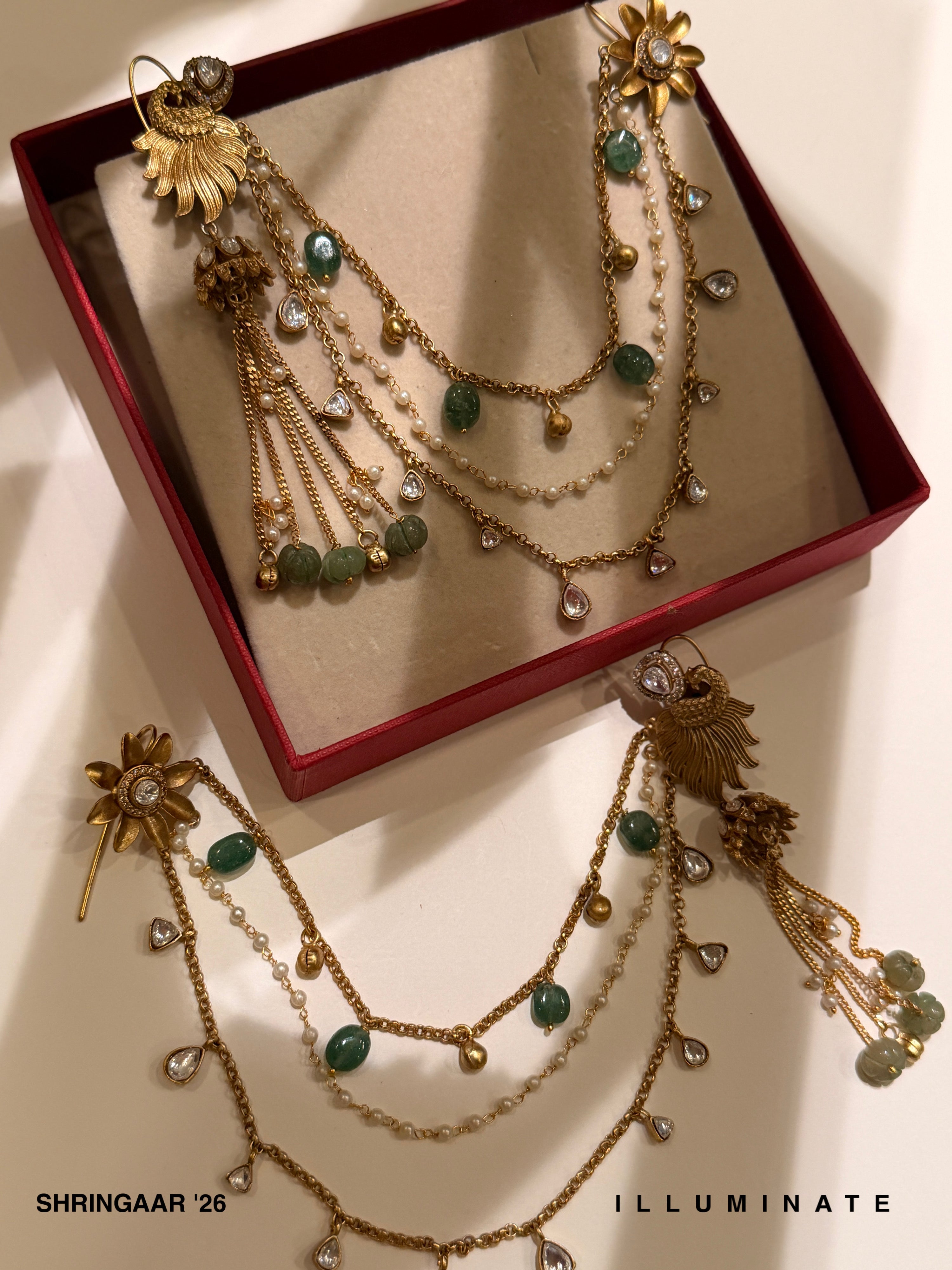 Morpankhi Jhumka shahara - SHRINGAAR