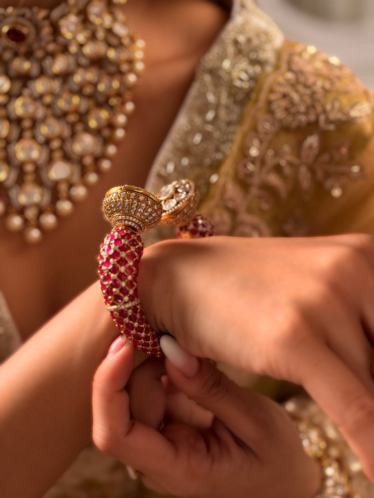 Aaliya Ruby Bracelet