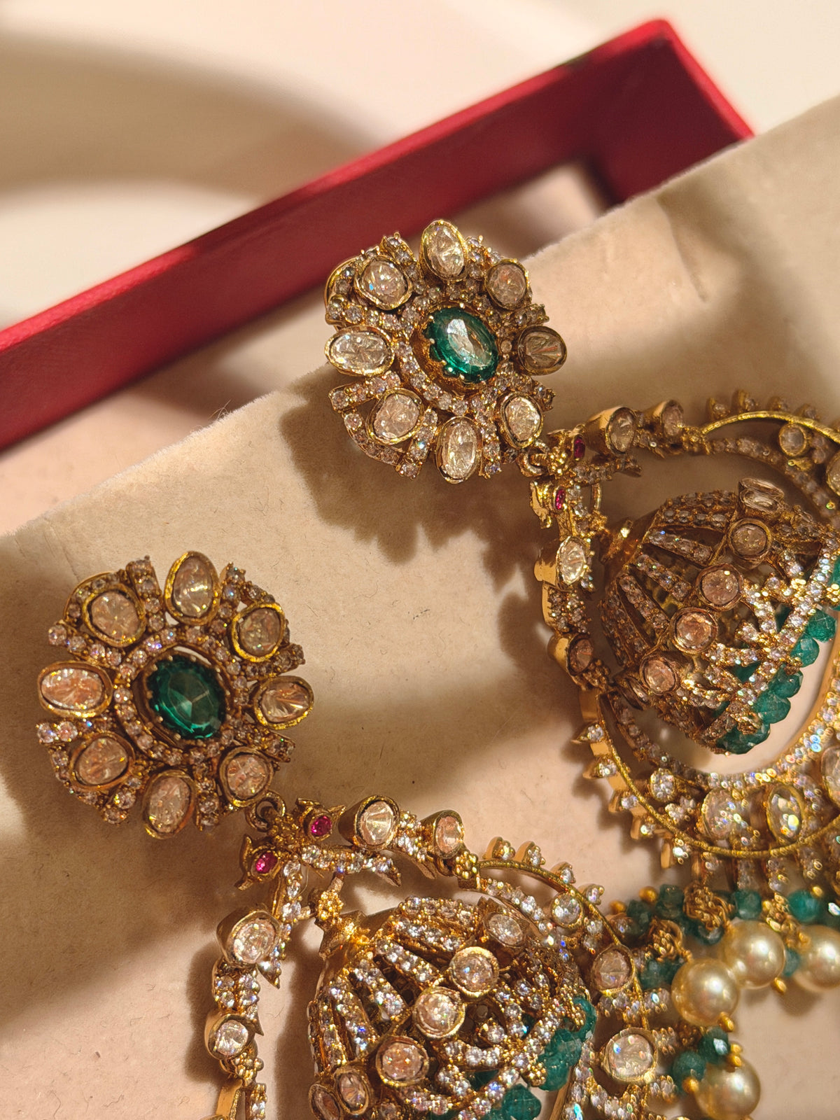 Revti gold plated jhumka