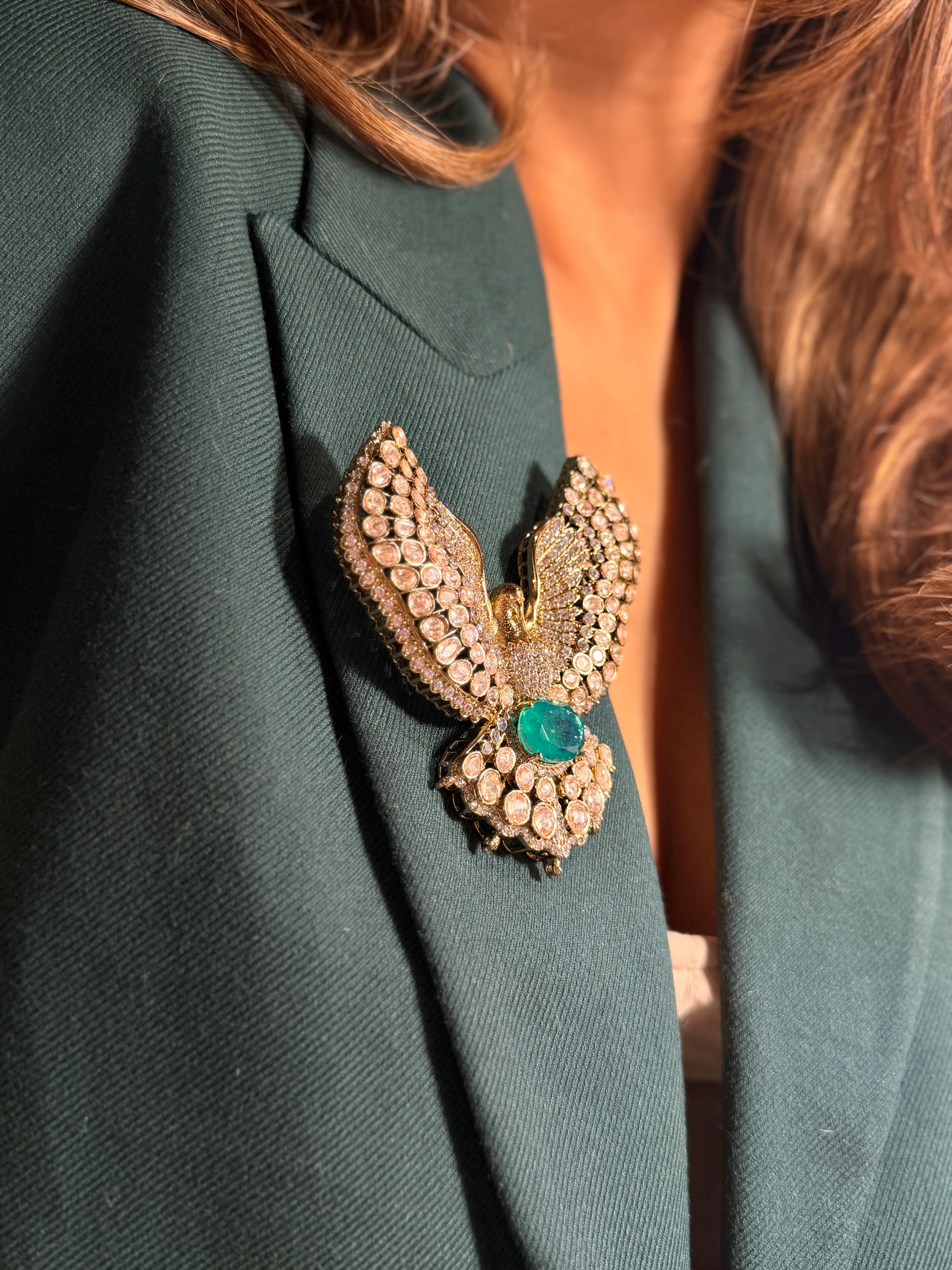 Eagle Worn Brooch