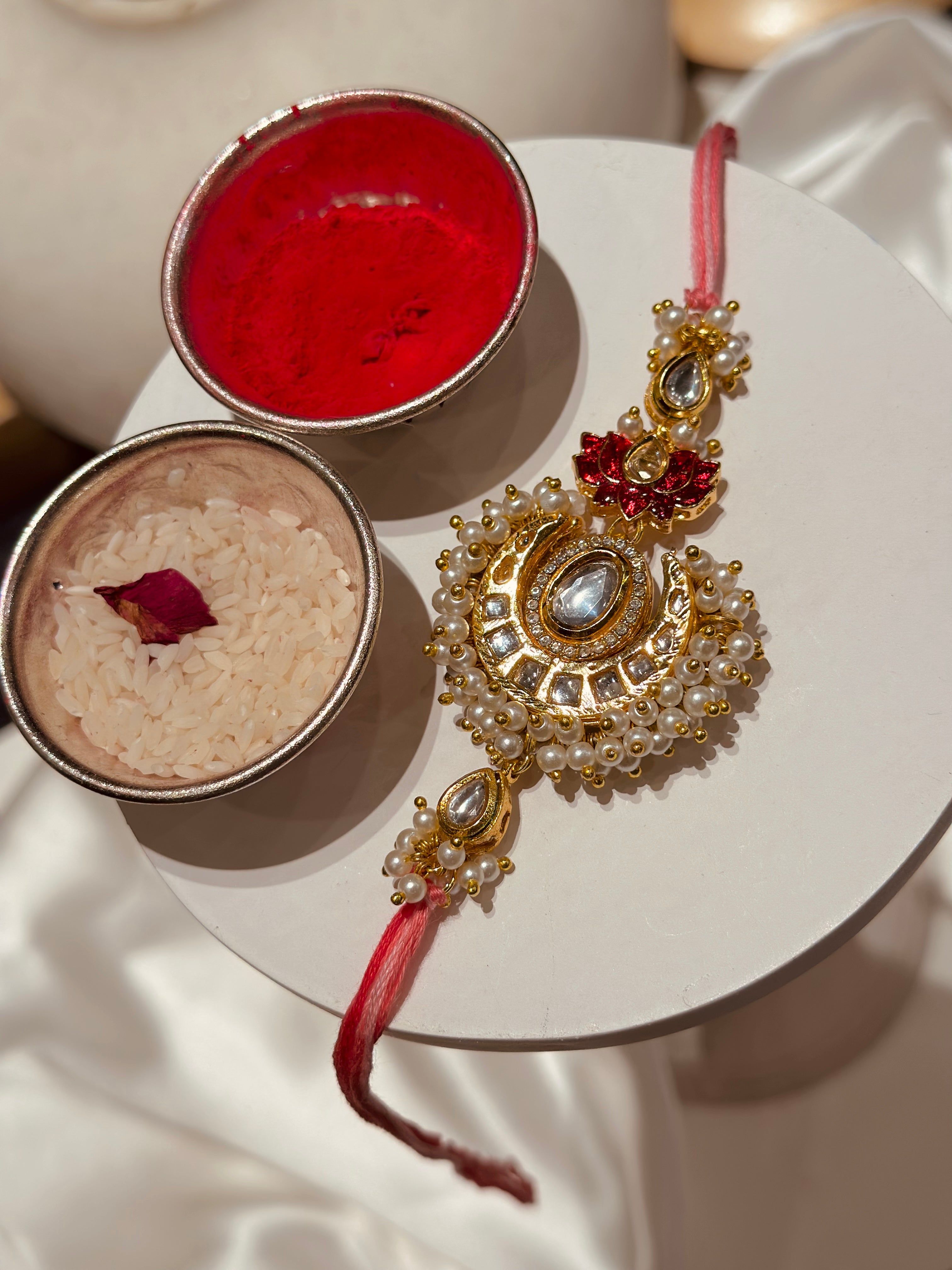 Advik-Chaand Kundan Rakhi