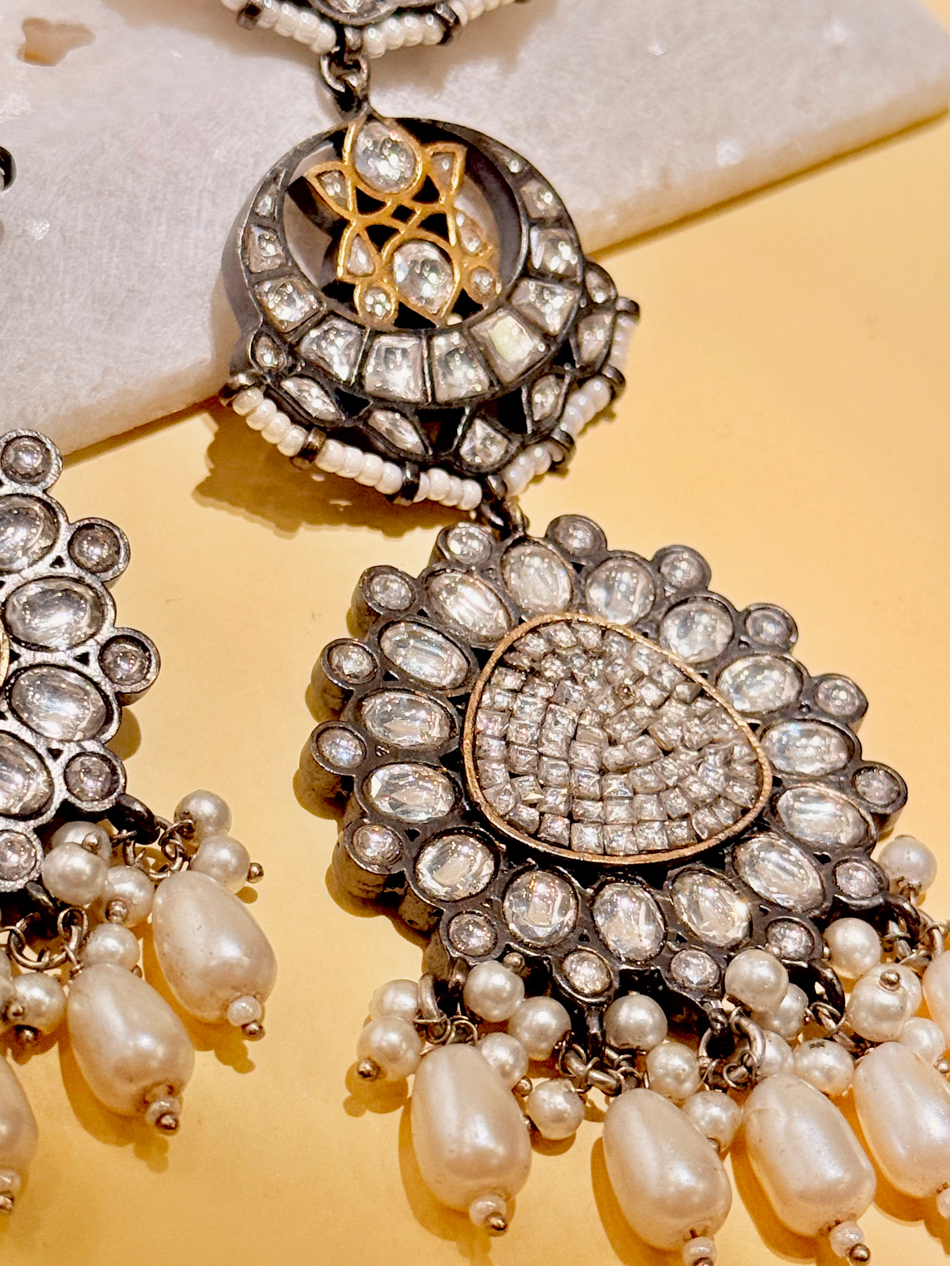 Chandni triple layered earring- MAHIRA