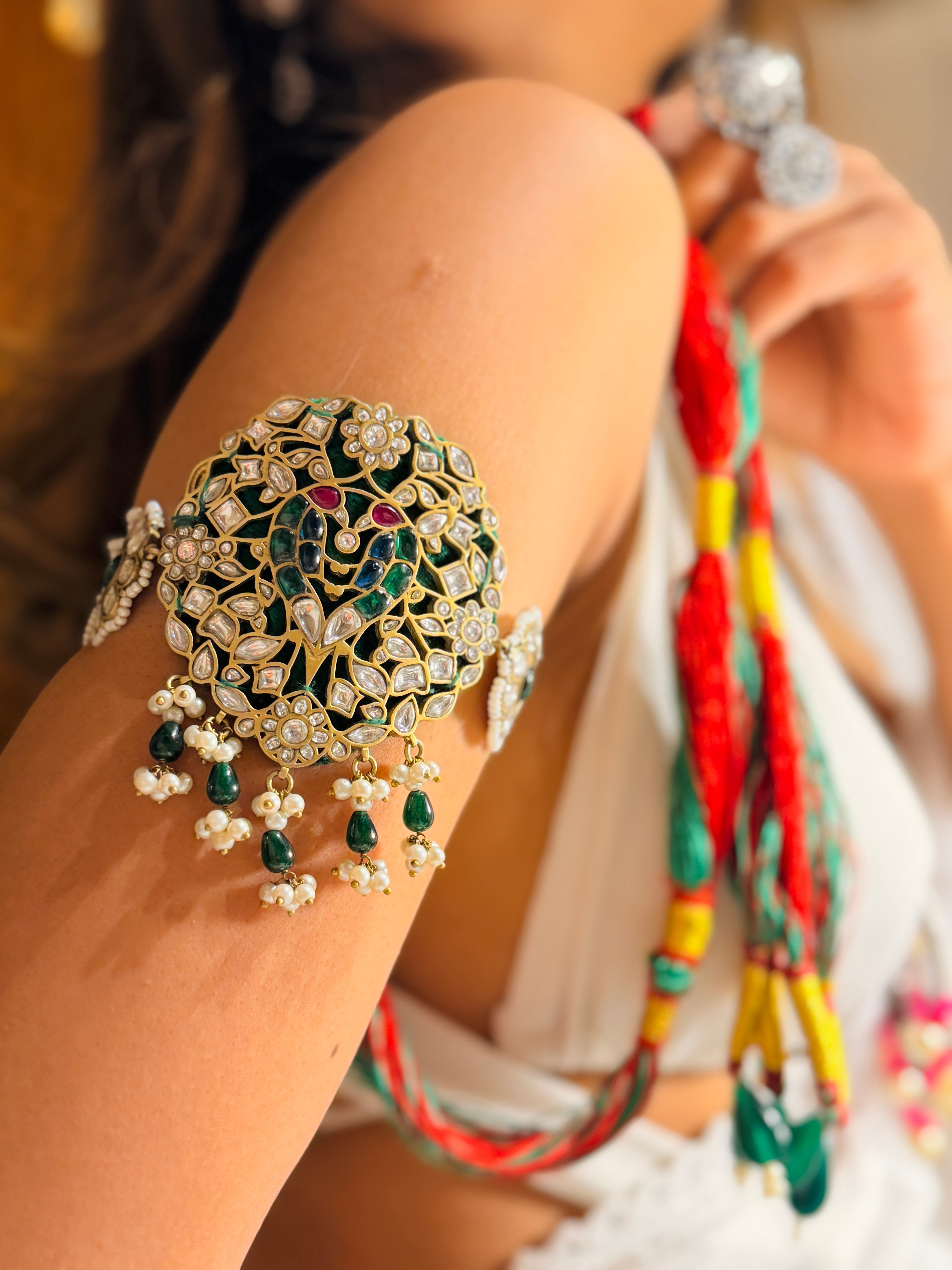 Mughal Flora Armlet- MAHIRA