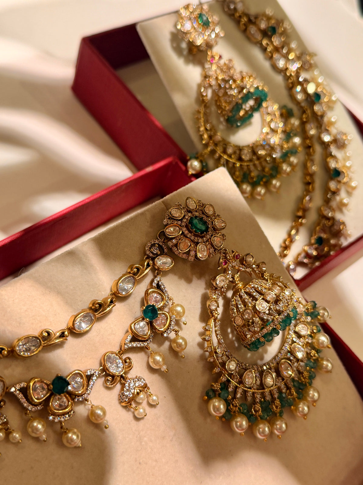 Revti gold plated jhumka