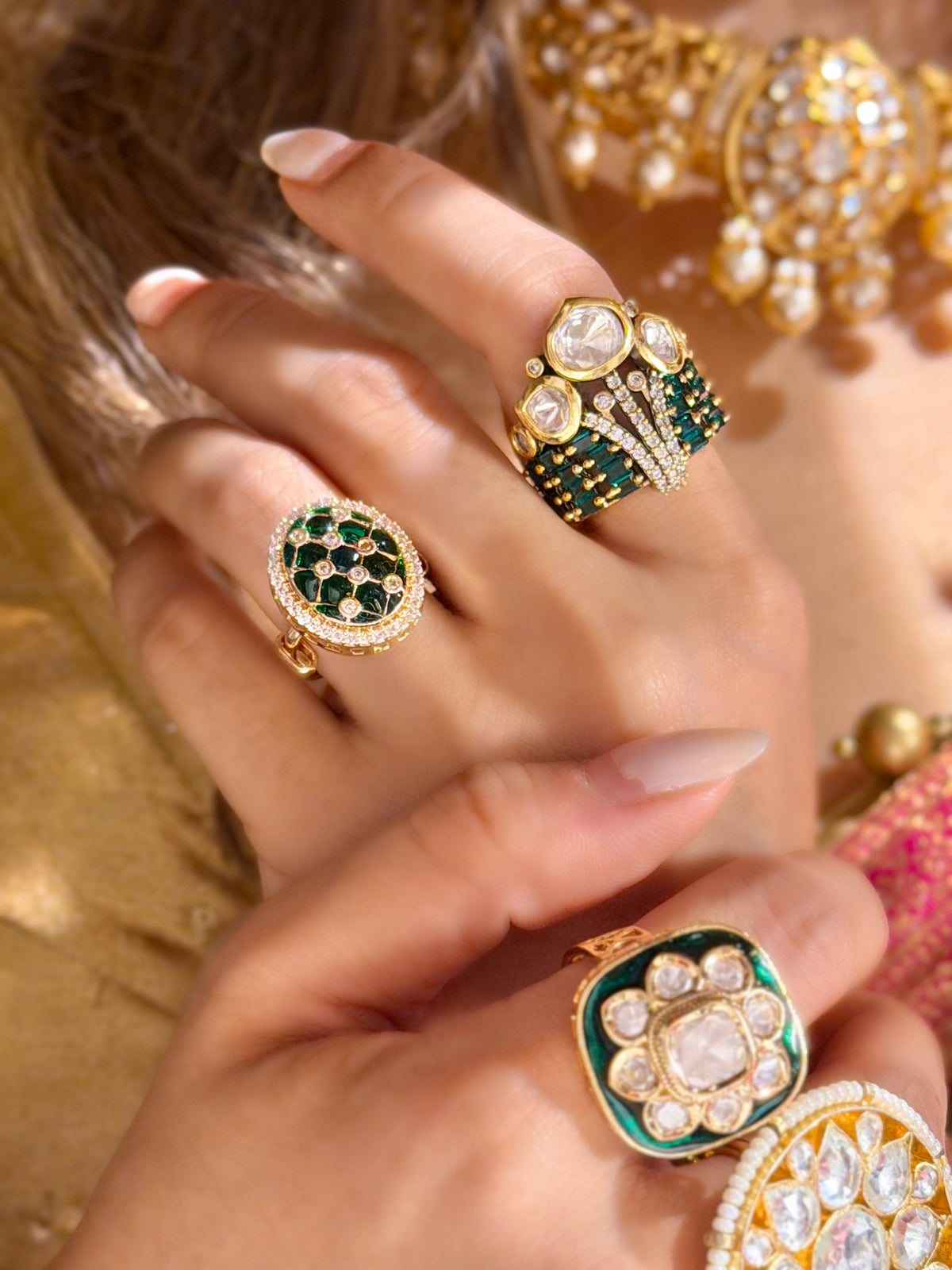 The jewel Crown Ring