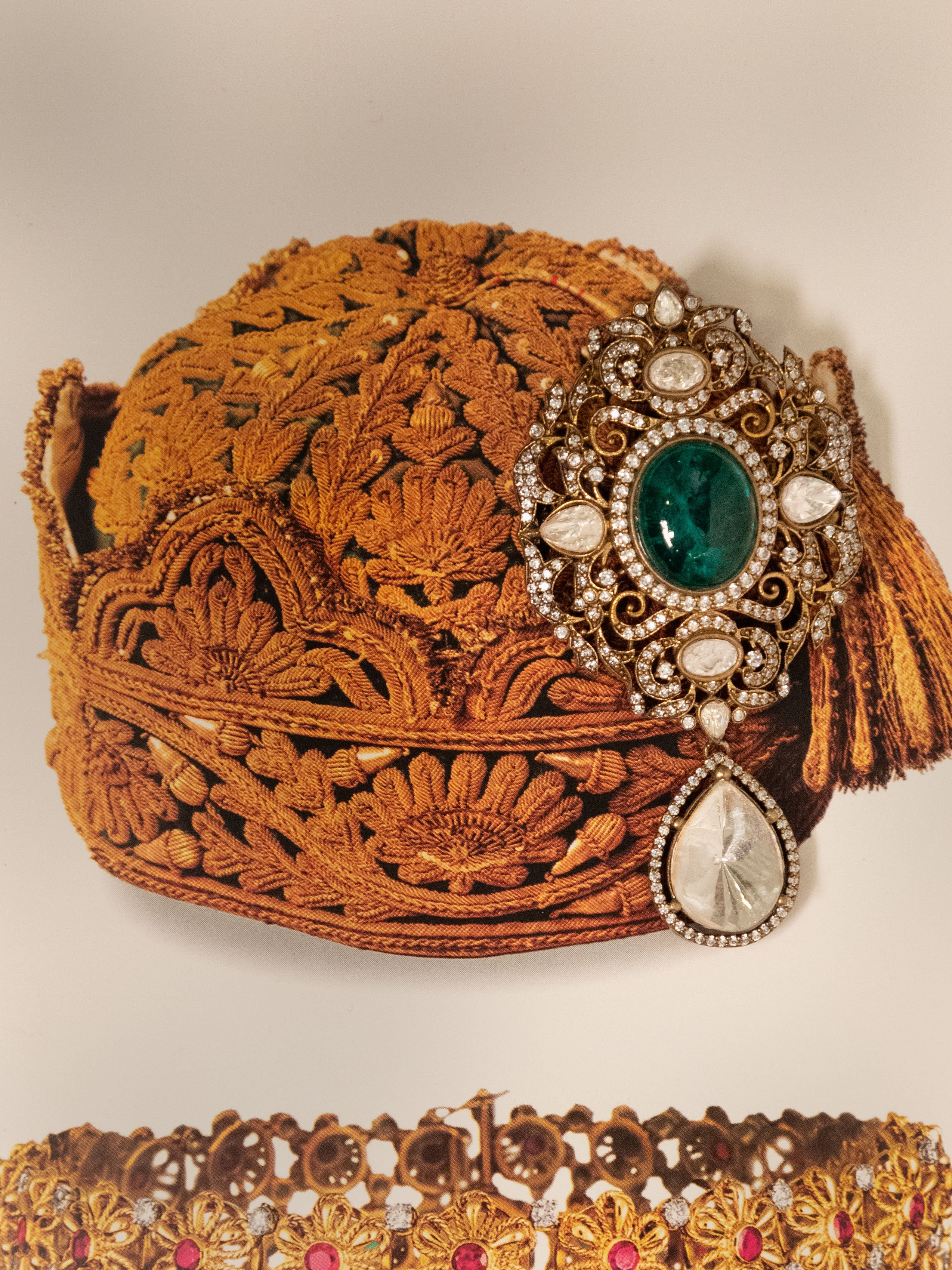 Opal polki Drop Brooch